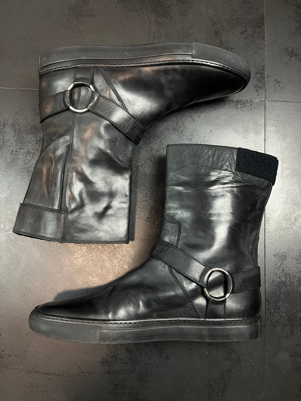 AW10 Raf Simons “Creeper/Harness” Boots