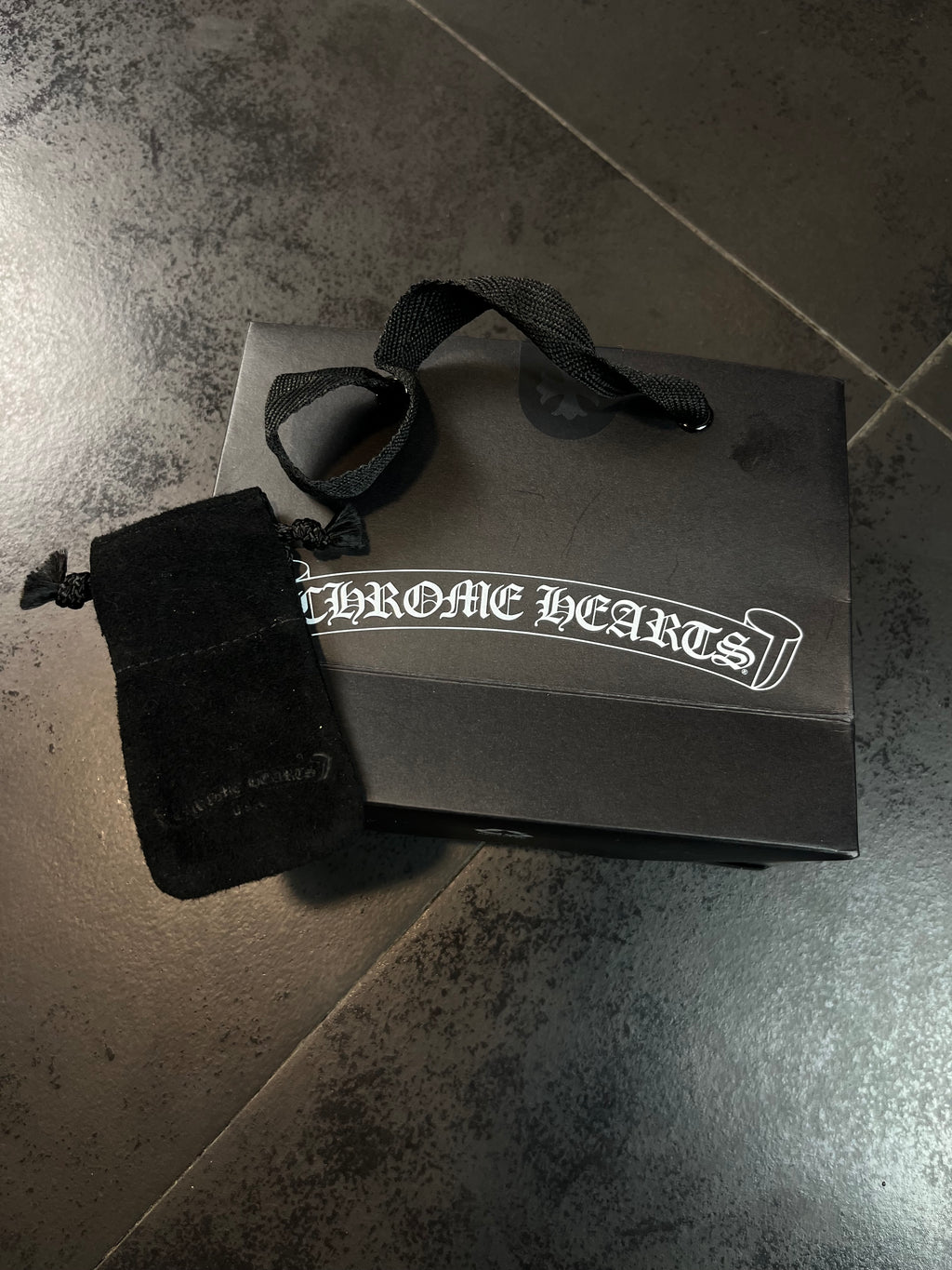 2002 Chrome Hearts Pendant + Leather Braid Necklace