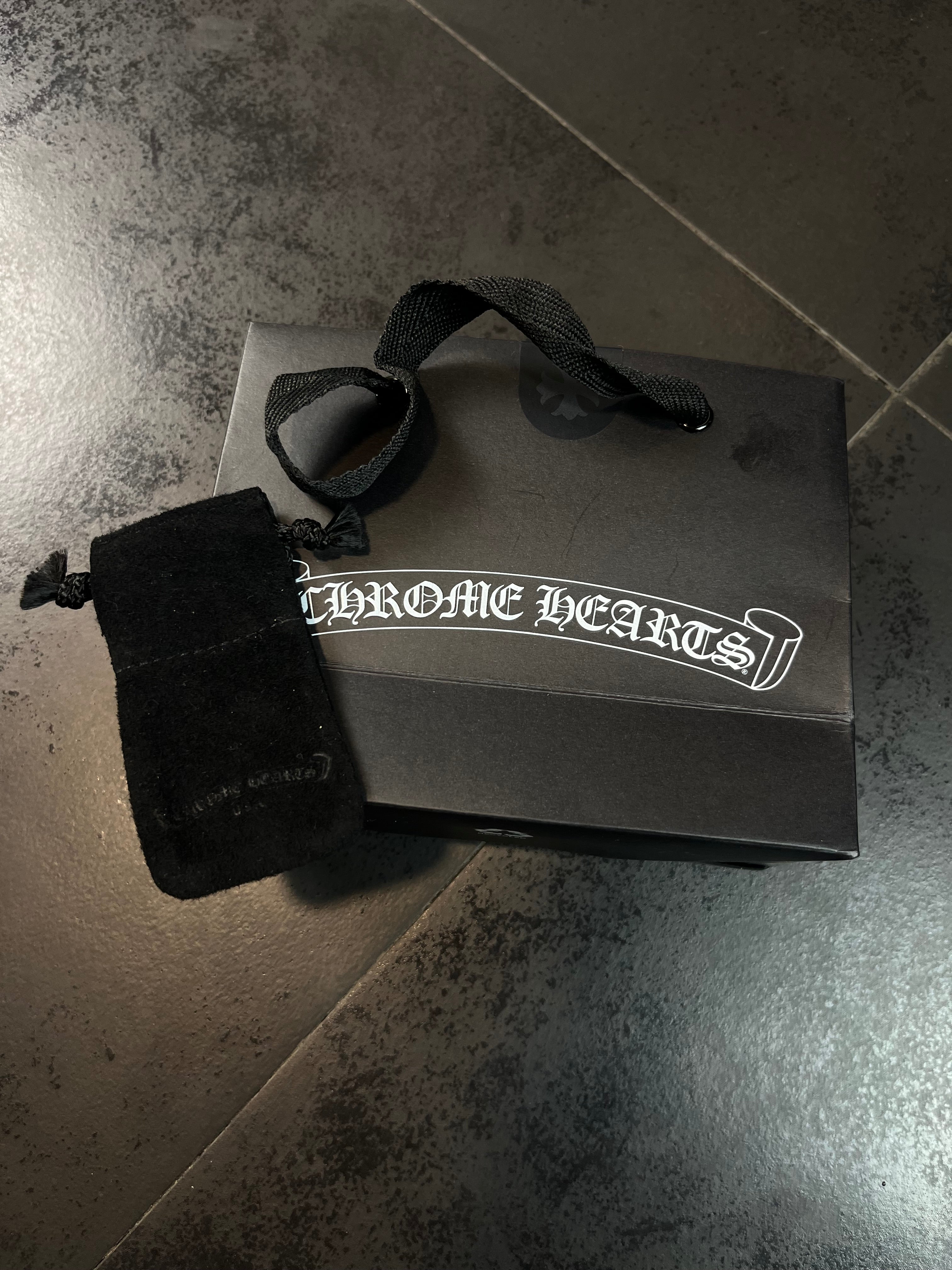 2002 Chrome Hearts Pendant + Leather Braid Necklace