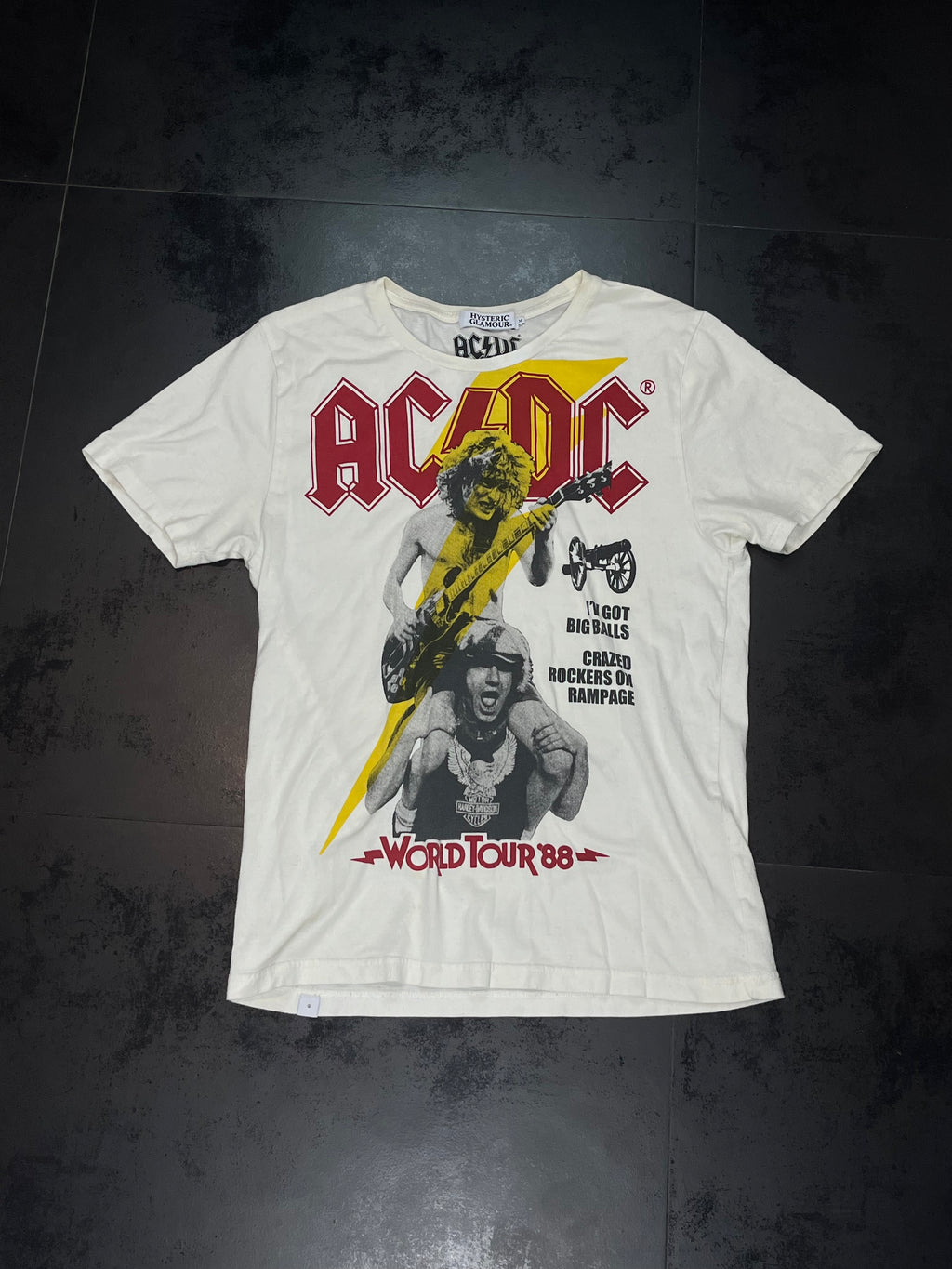 Hysteric Glamour x ACDC Graphic Tee