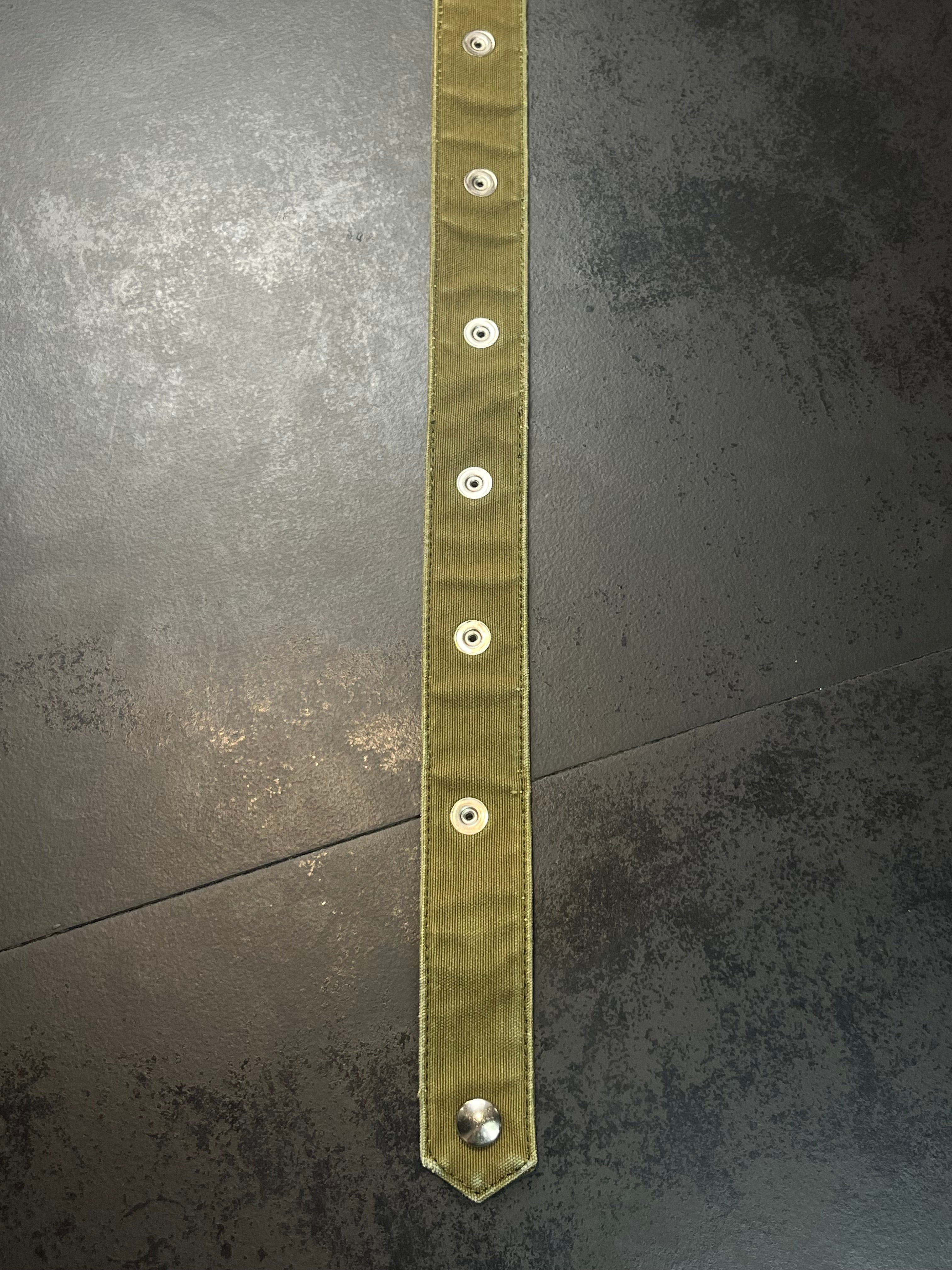 00s Maison Margiela Line 6 Khaki Military Belt