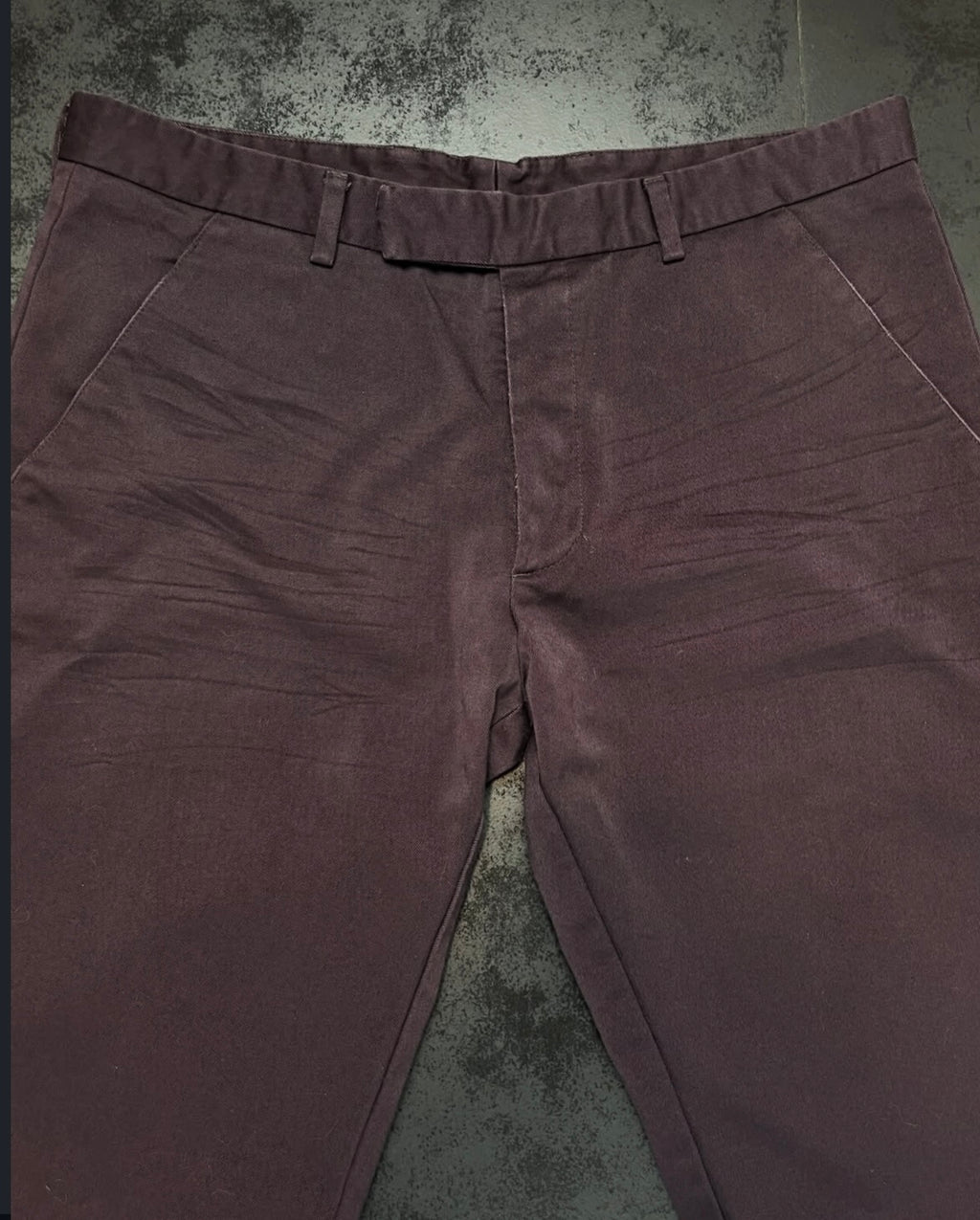 AW08 "Lumiere Du Nord" Whiskered Bootcut Pants By Kris Van Assche