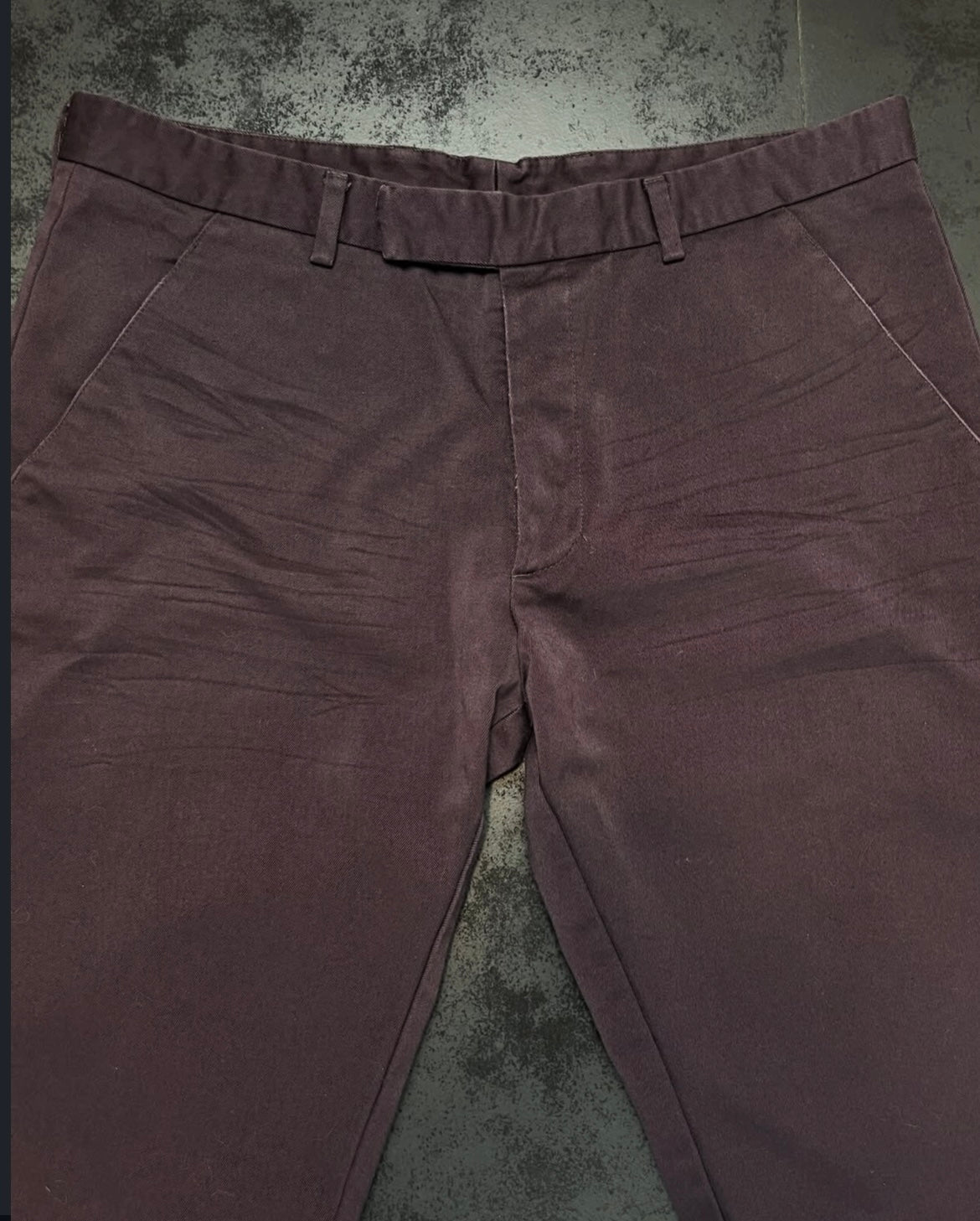 AW08 "Lumiere Du Nord" Whiskered Bootcut Pants By Kris Van Assche