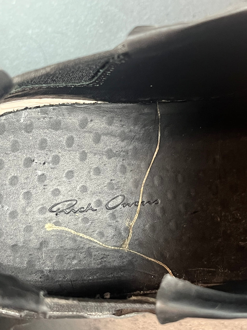 AW20 Rick Owens Performa “Rubber Wrap/Mummy” Ramones Low