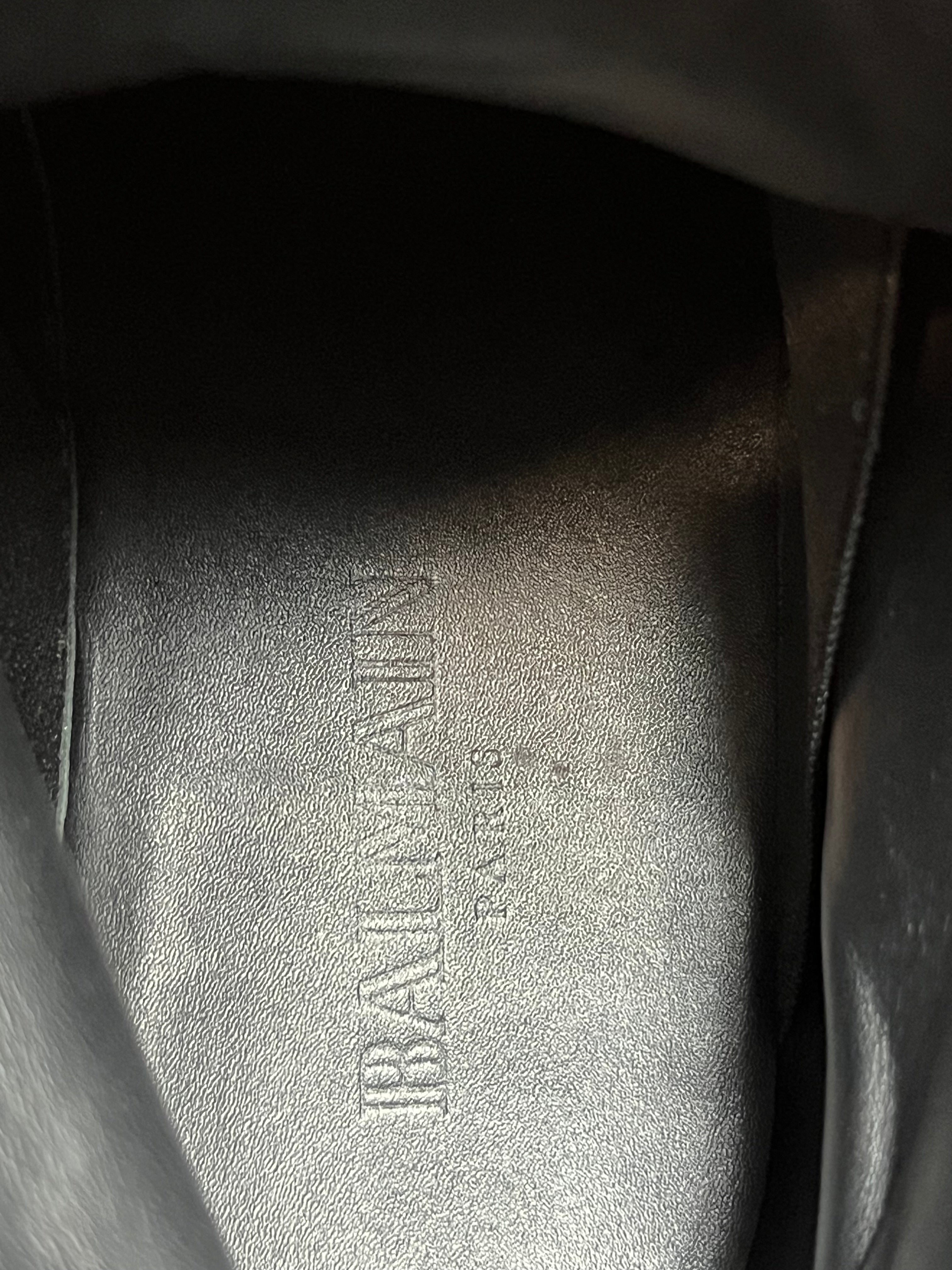 AW11 Balmain “Taiga” Leather Ranger Boots