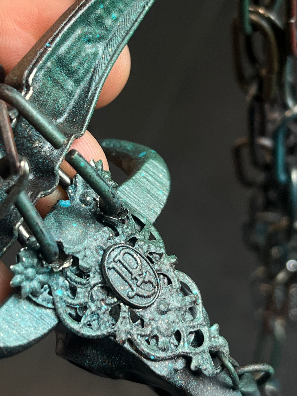 1of1 1994 Jean Pault Gaultier Multichains-Buffalo-Thorns Rosary