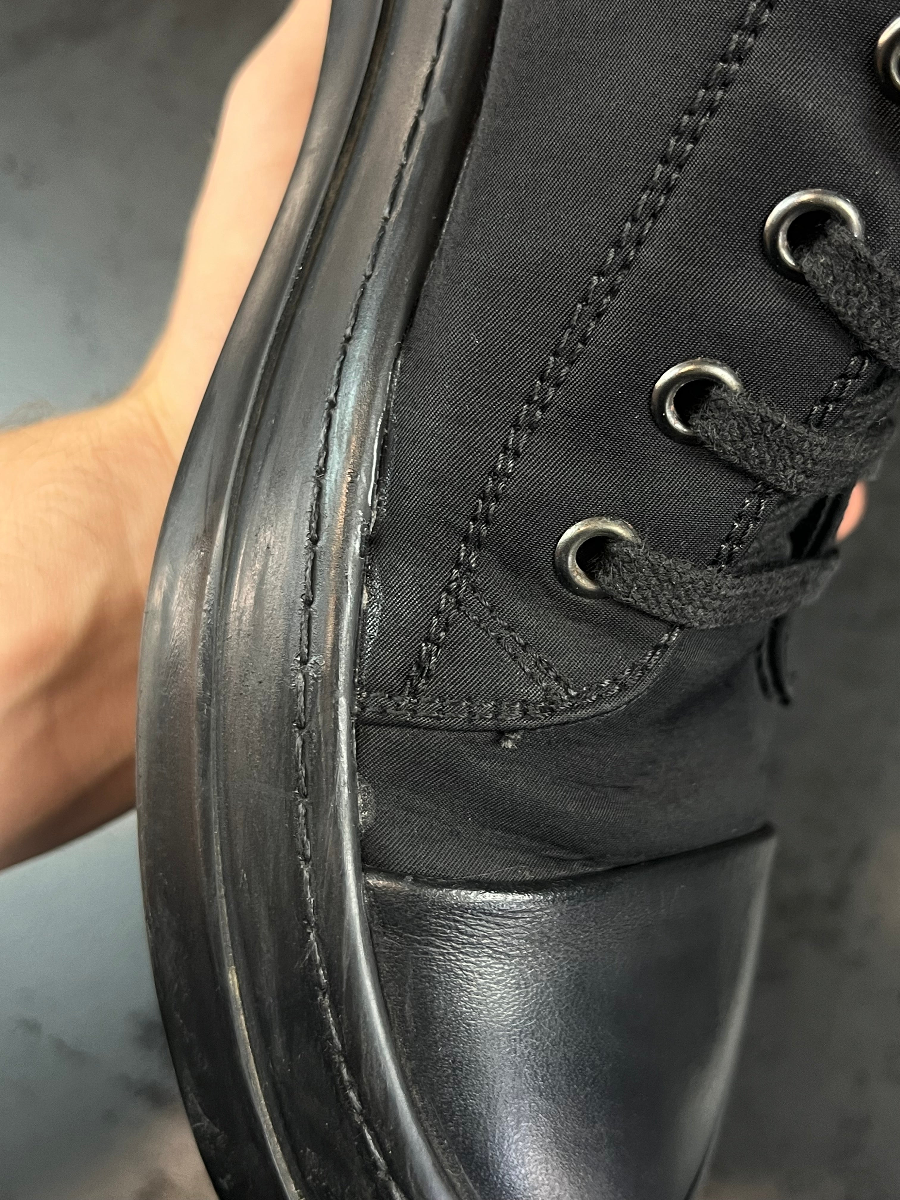 Rick Owens Drkshdw Ramones Triple Black Low