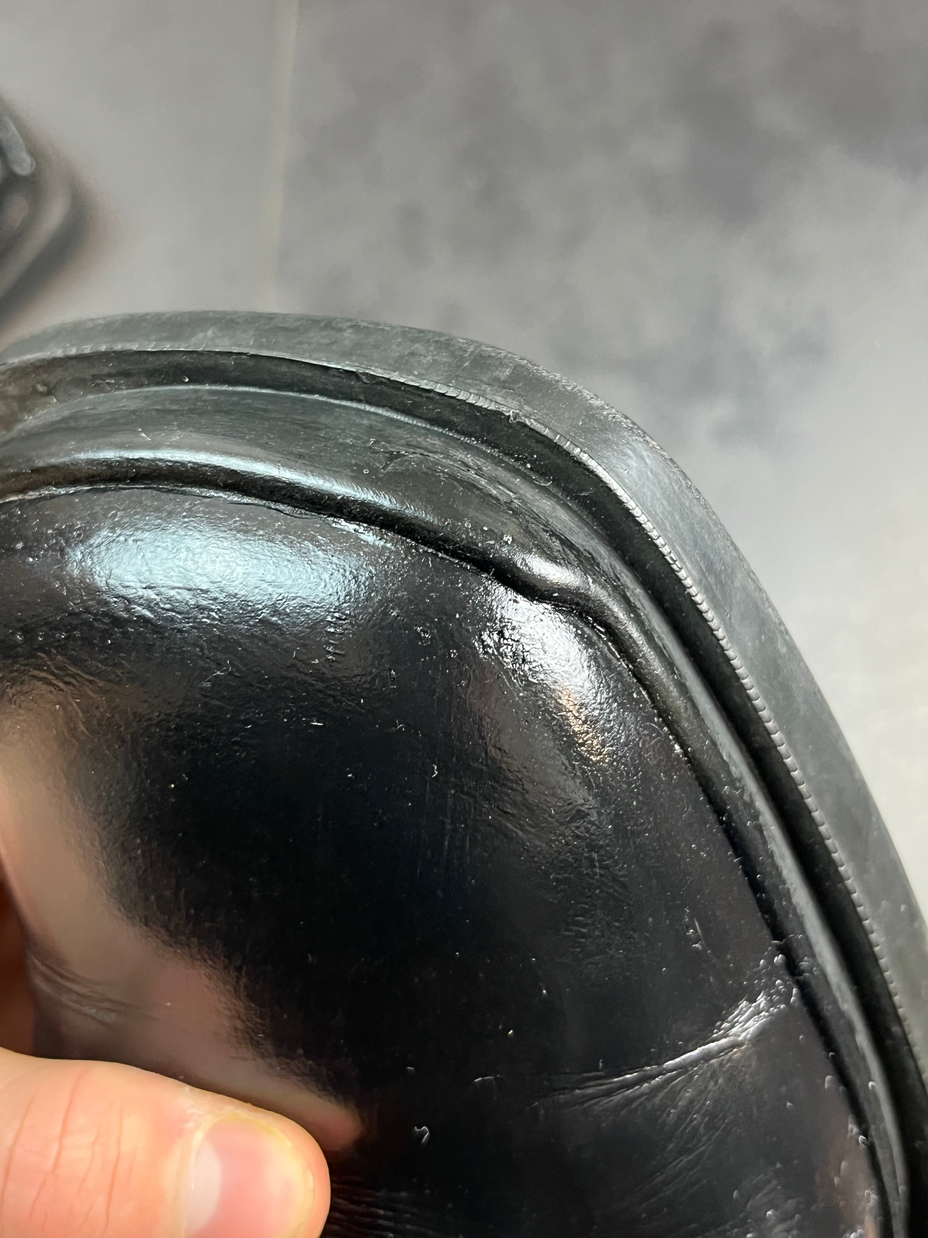 AW99 Prada Square Toe Moto Boots