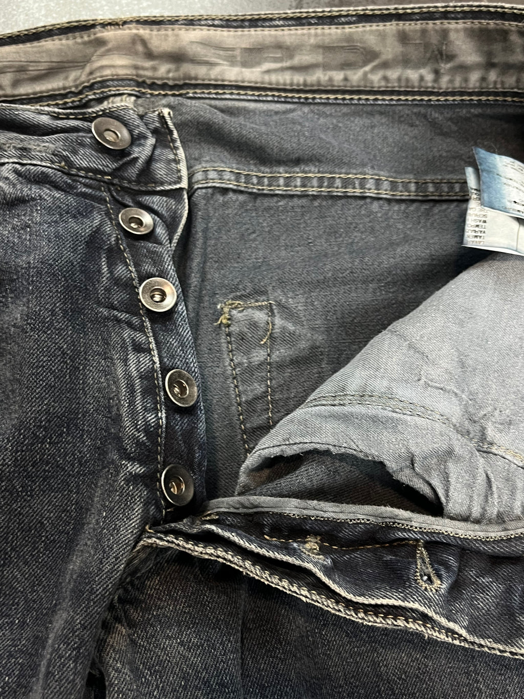 AW09 Rick Owens “Crust” Overdyed Detroit Denim