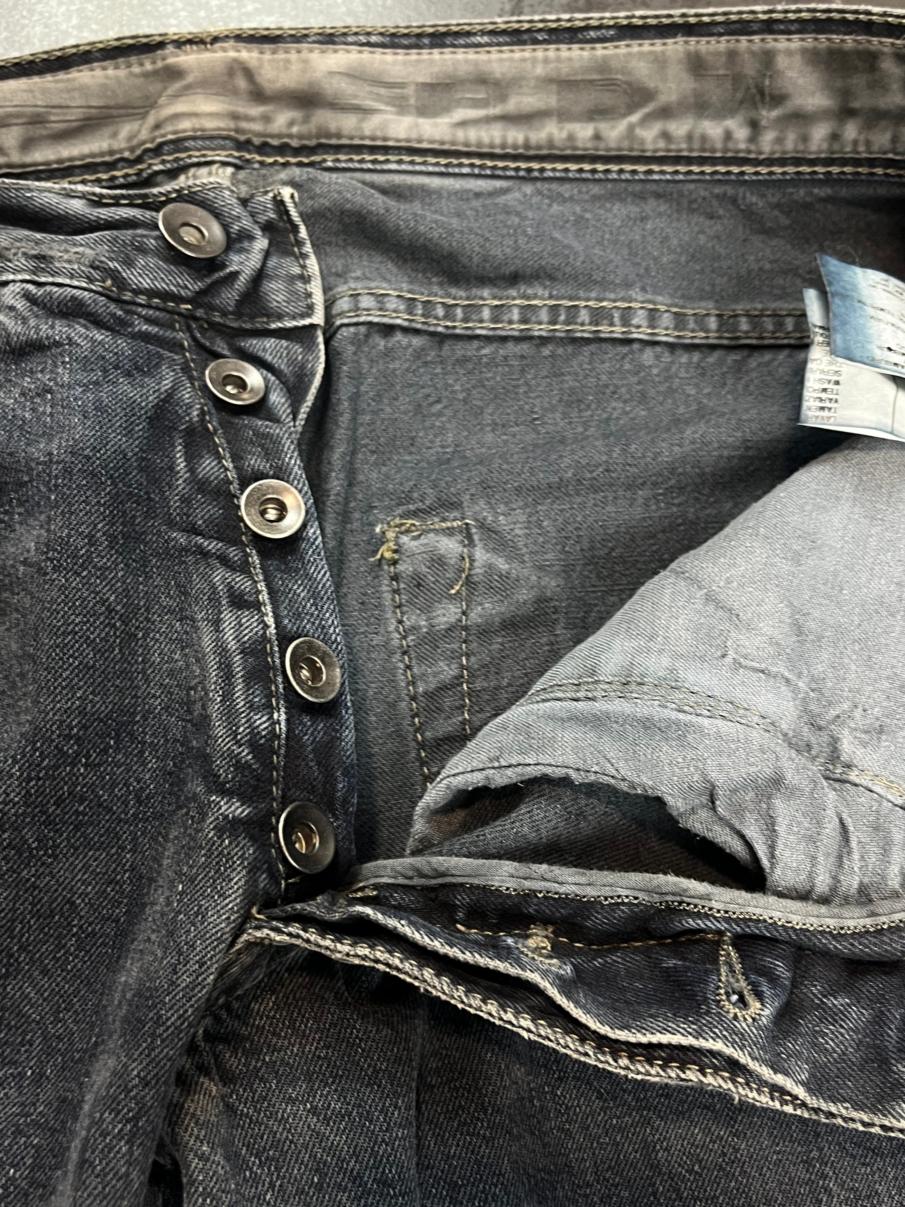 AW09 Rick Owens “Crust” Overdyed Detroit Denim