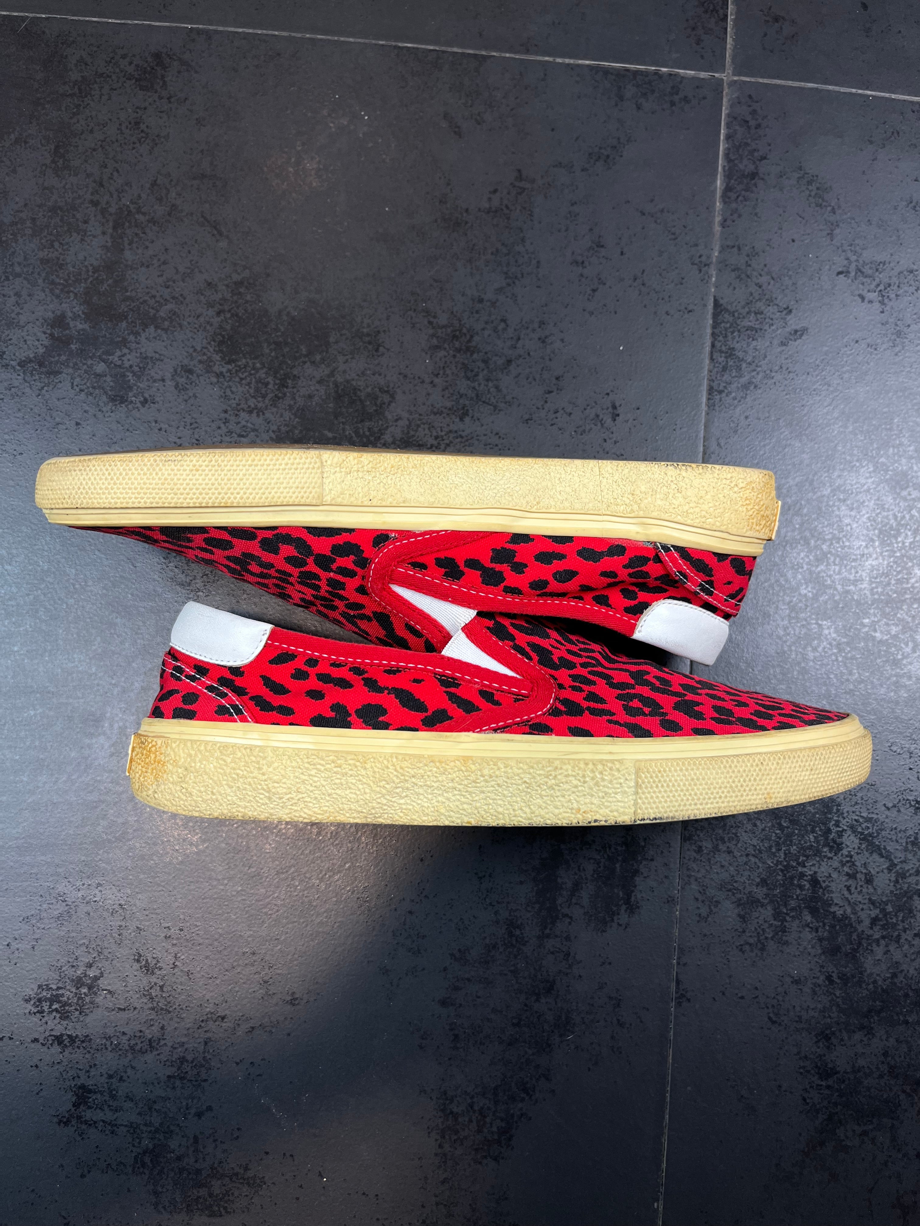 Saint Laurent Paris “Babycat” Slip Ons By Hedi Slimane