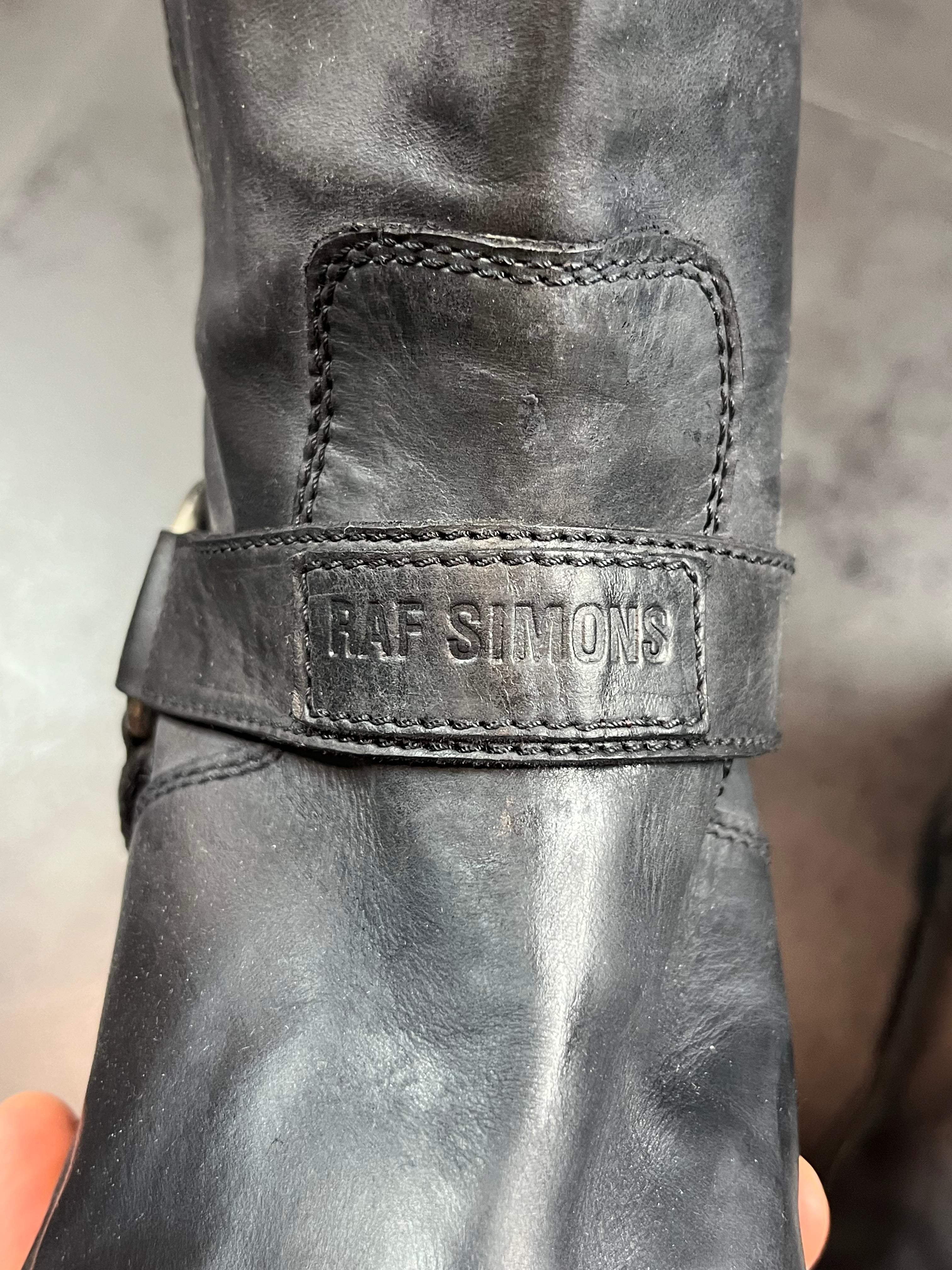 AW10 Raf Simons “Creeper/Harness” Boots