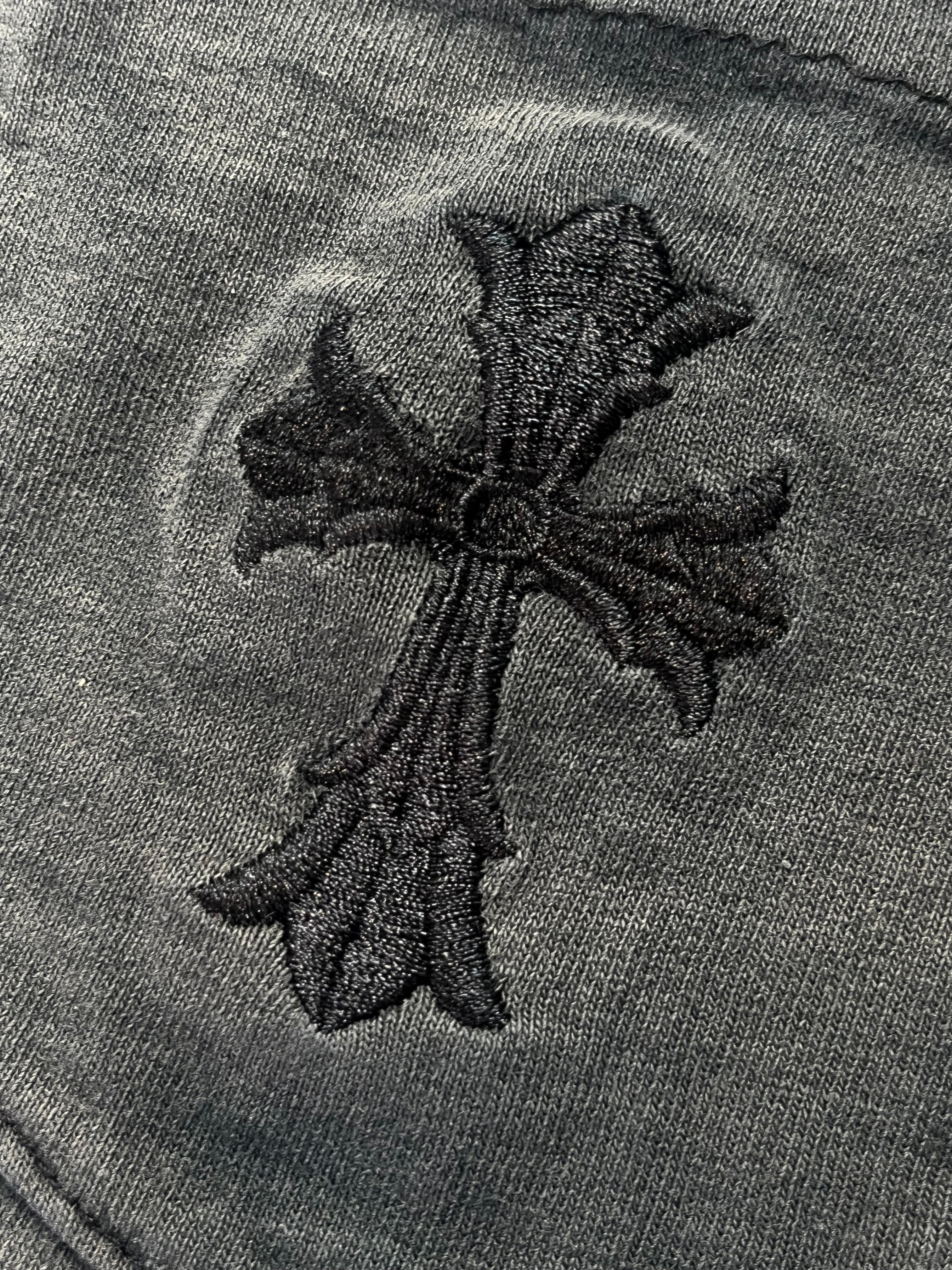 90's Chrome Hearts Cross/Scroll Embroidery Pocket Tee
