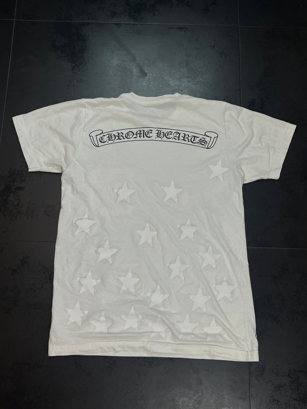 Chrome Hearts Stars/Scroll Logo T-Shirt