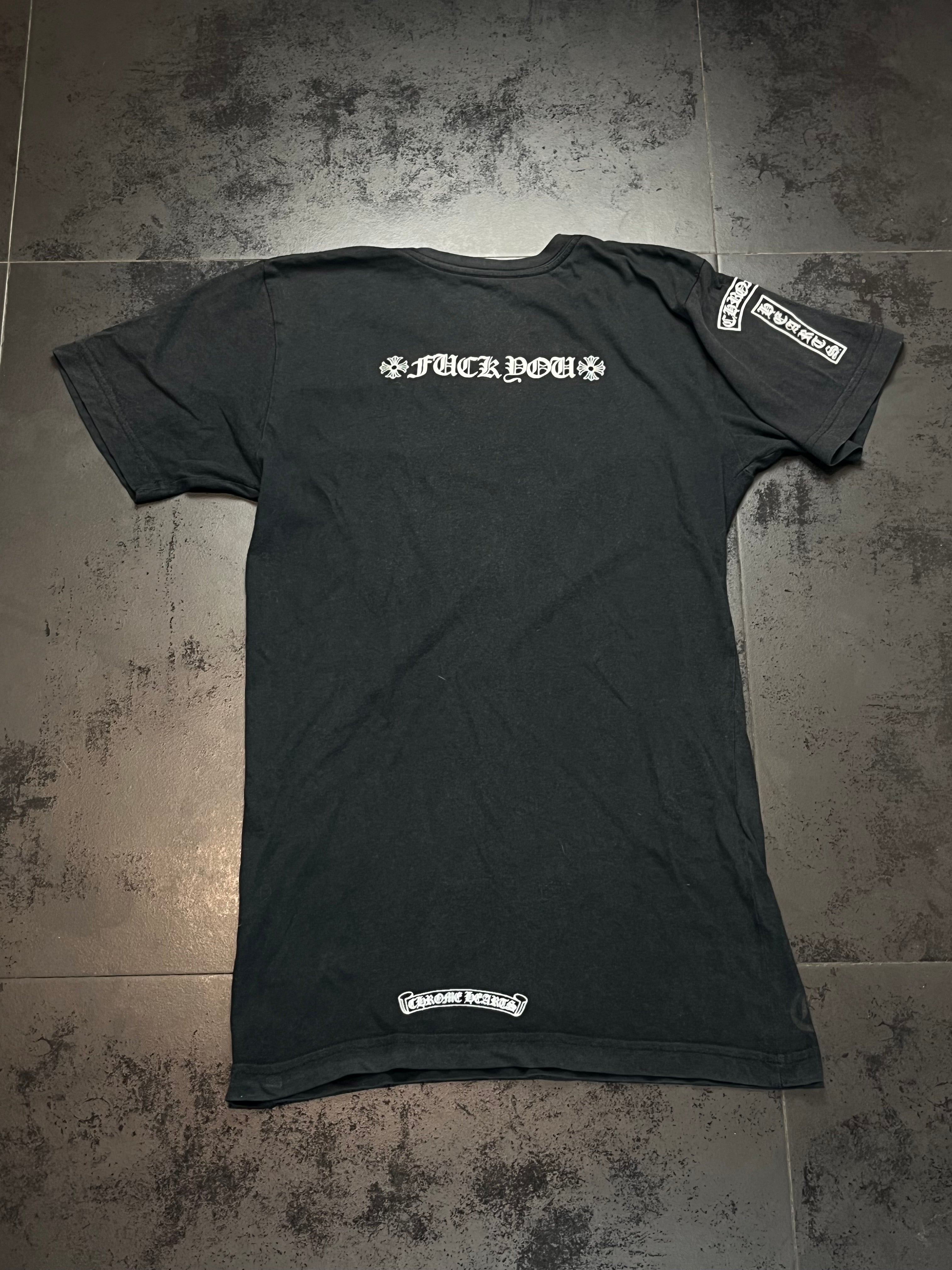 2000s Chrome Hearts T-Bar/F You Spellout Pocket Tee