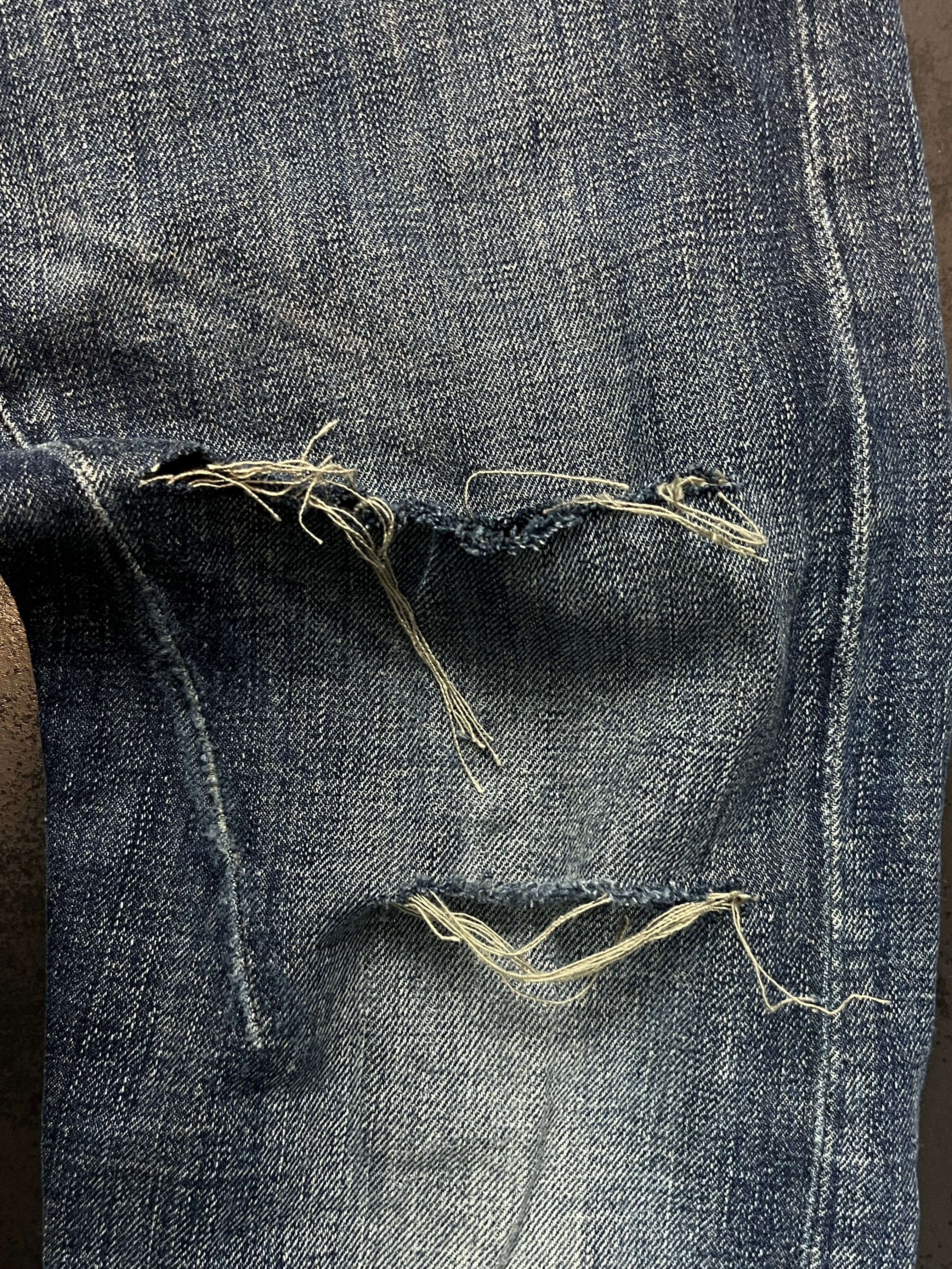 FW08 Rick Owens Drkshdw “Dirty Blue” Detroit Denim