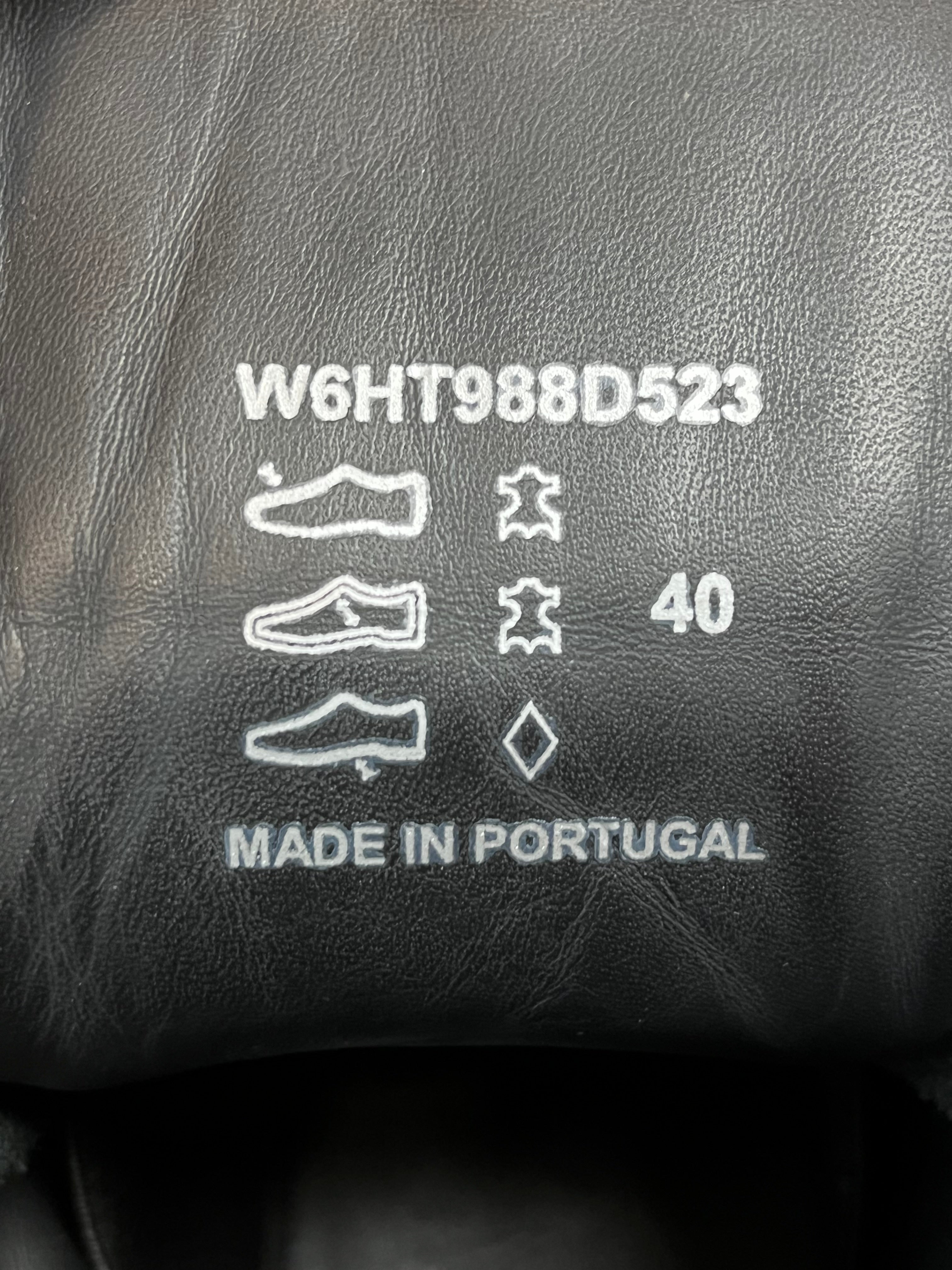 AW11 Balmain “Taiga” Leather Ranger Boots