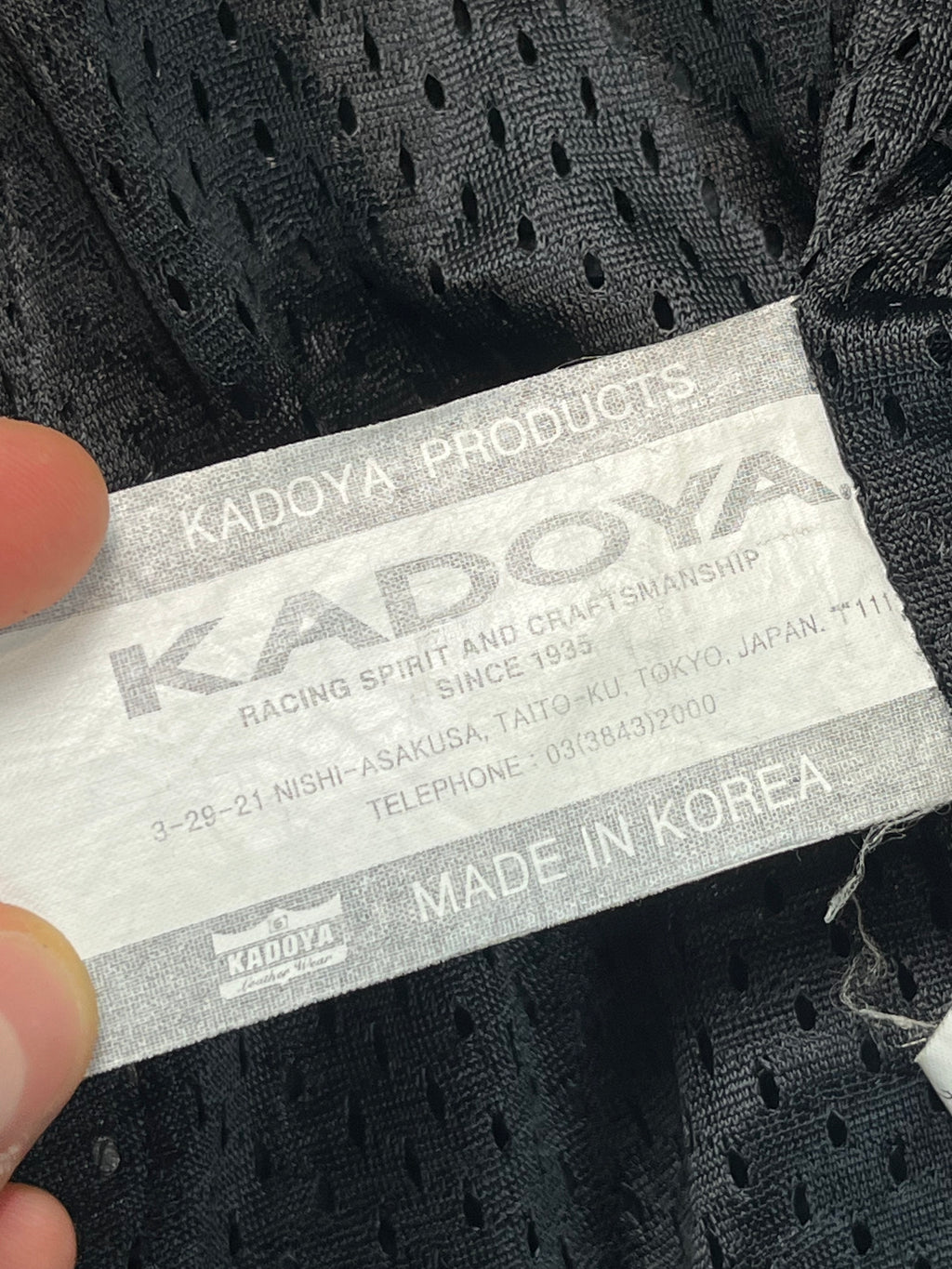 2000 Kadoya 1of1 Custom “Suzuki Hayabusa” Leather Jacket