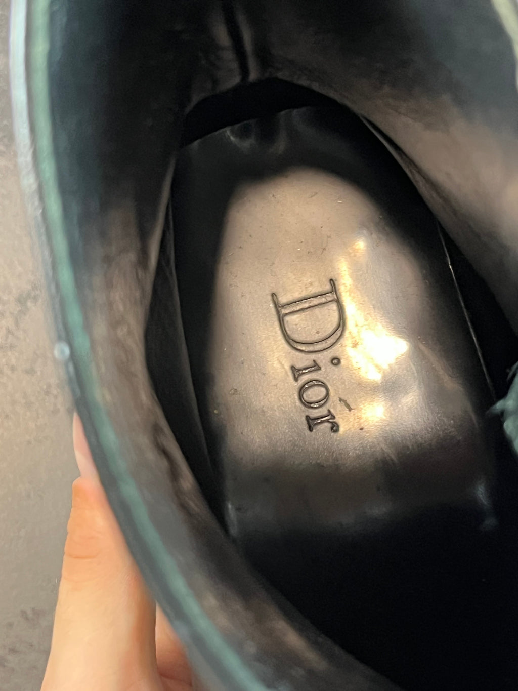 AW03 Dior “Luster” Patent Leather Black Boots
