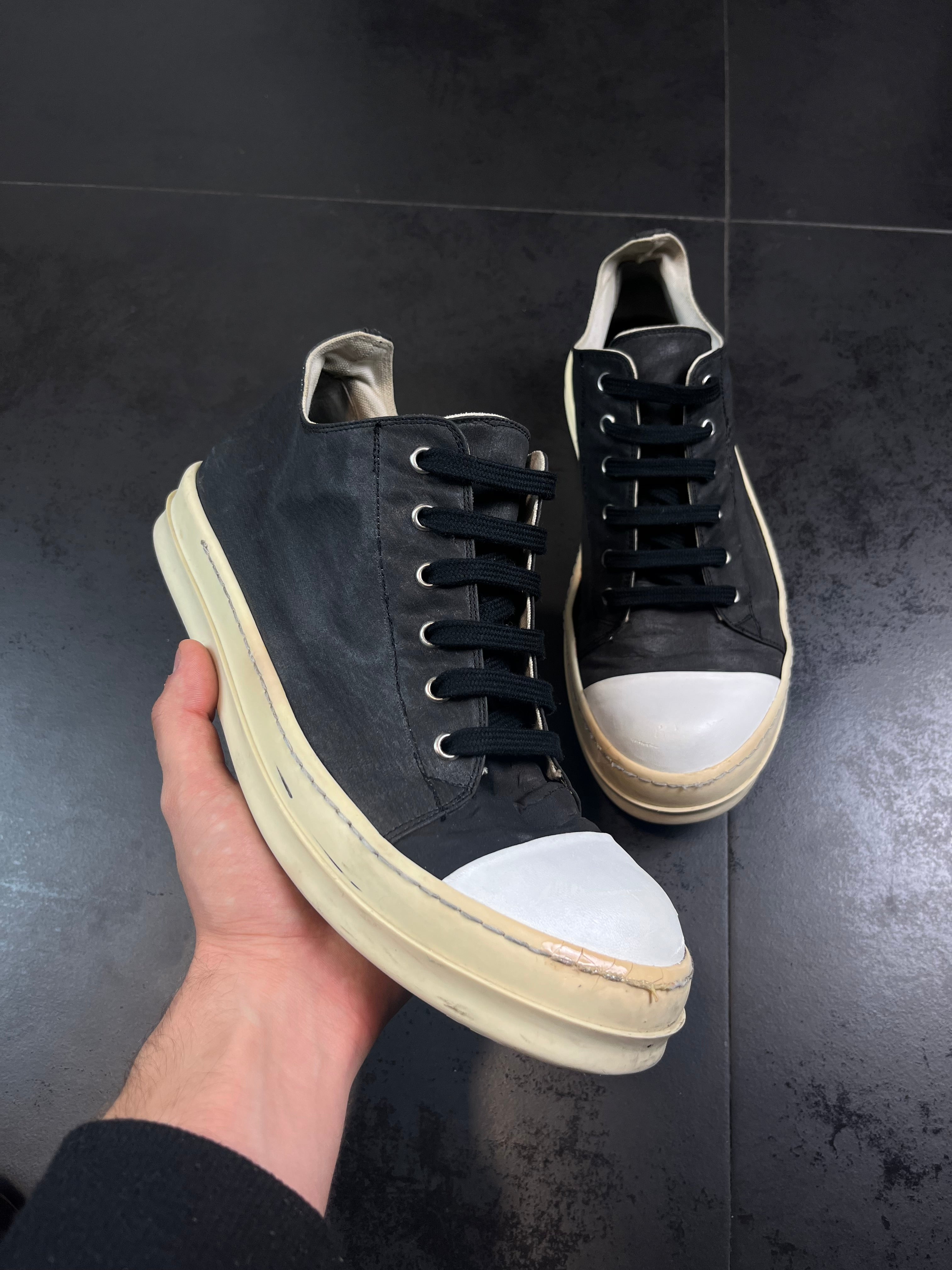 Rick Owens Waxed Nylon Ramones