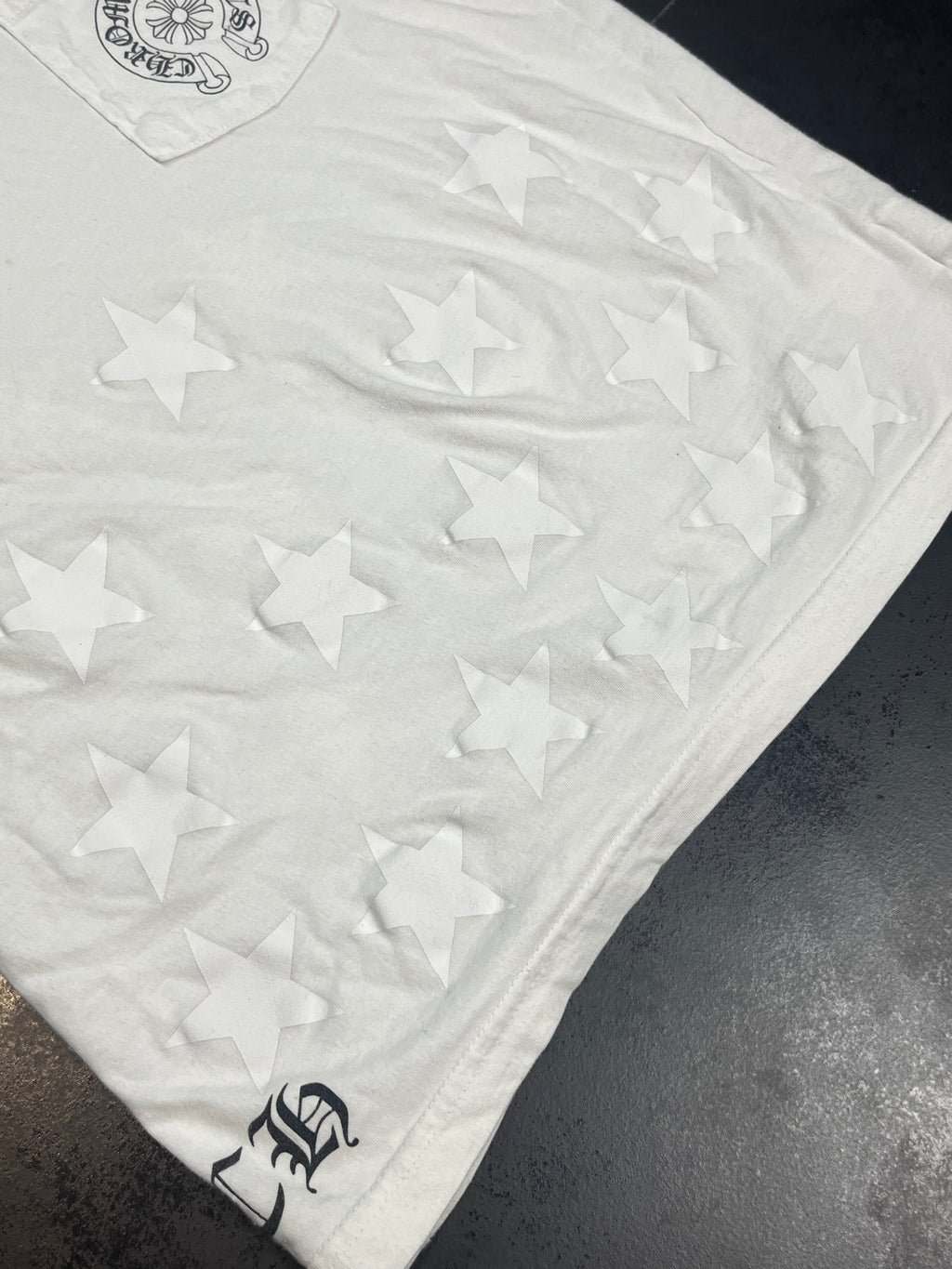 Chrome Hearts Stars/Scroll Logo T-Shirt