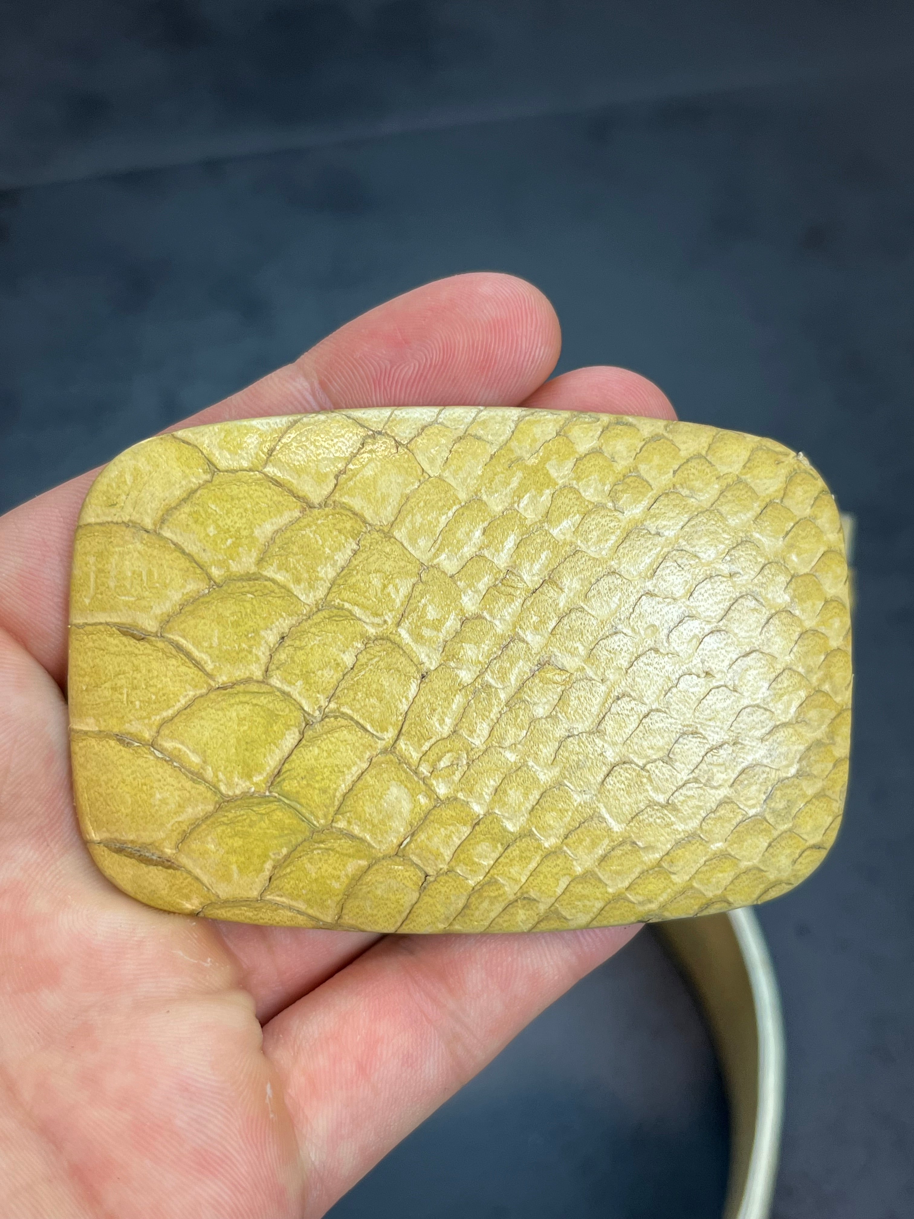 AW09 Maison Margiela Real Python Leather Belt