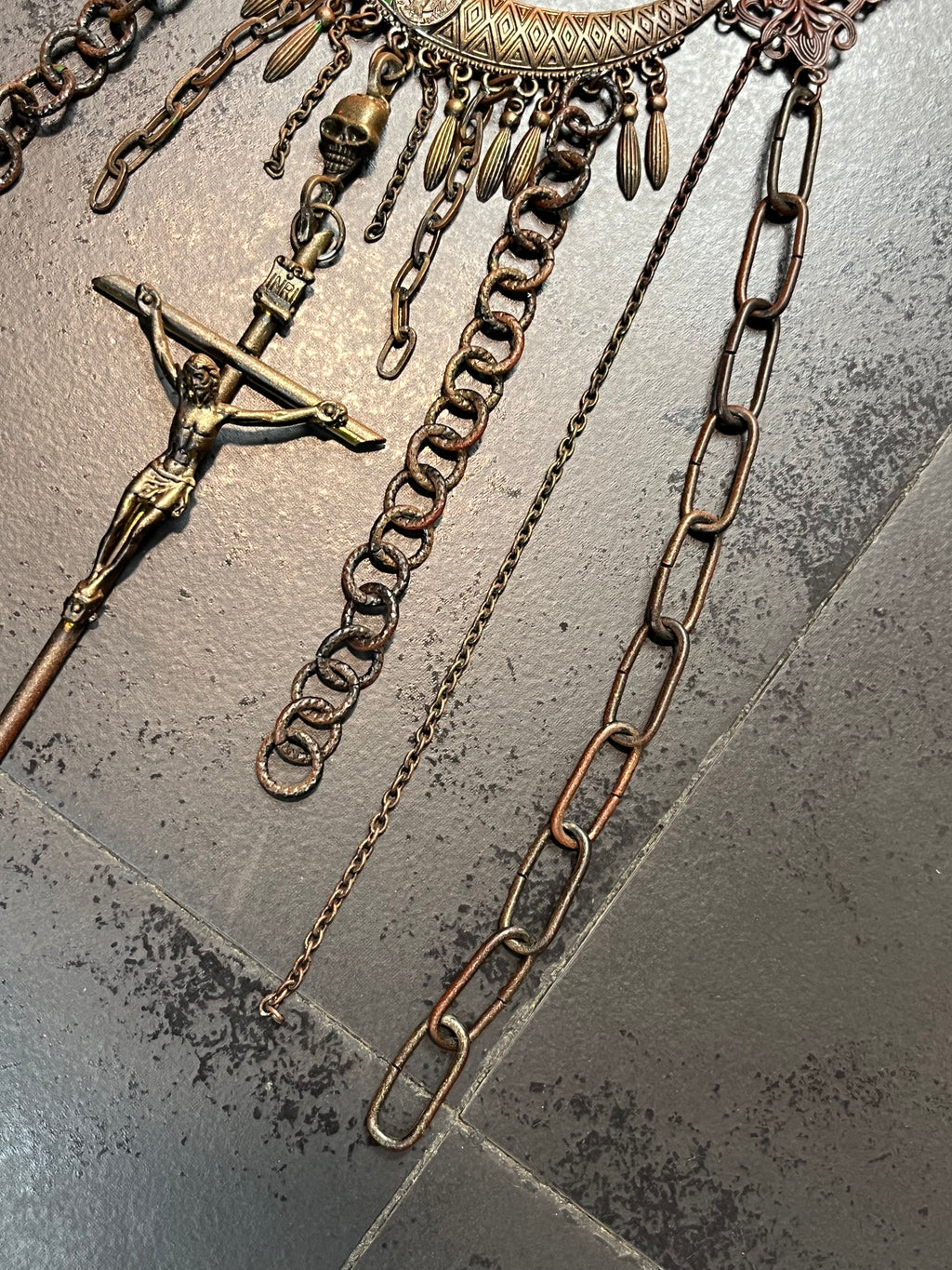 90s 1of1 Jean Paul Gaultier Gothic Necklace Sample