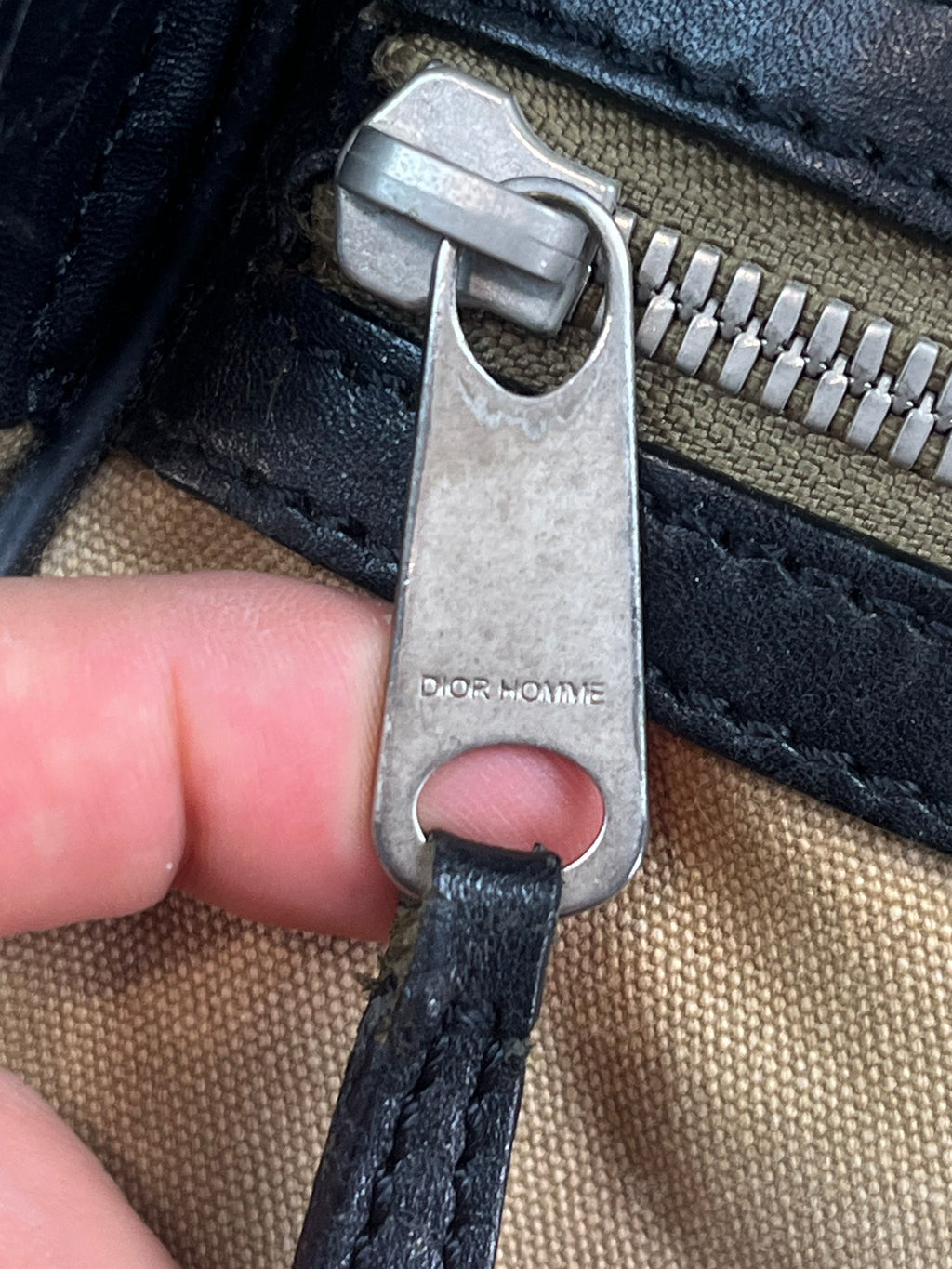 2005 Dior Devile "Bloster" Duffle Bag By Hedi Slimane