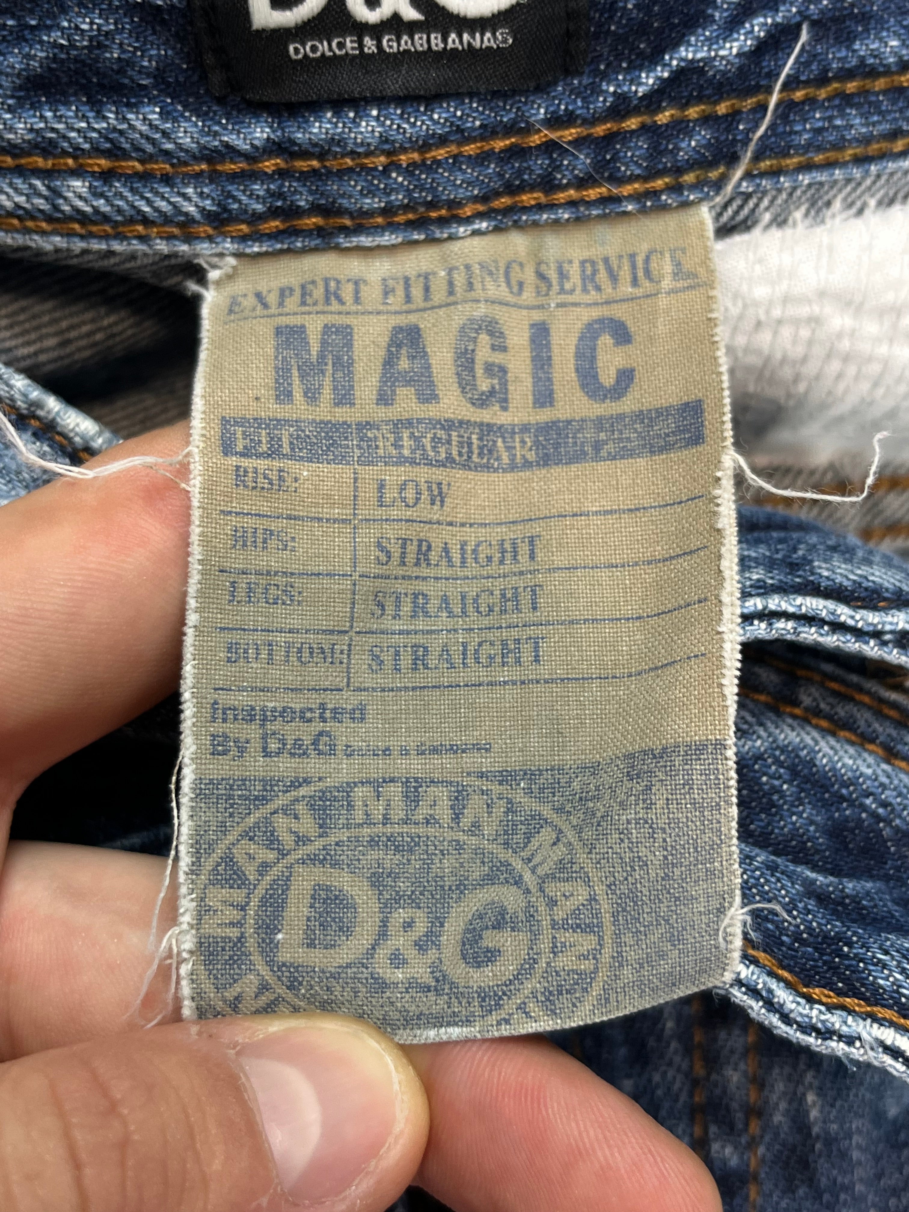 2000s Dolce & Gabbana Low Rise Flared Jeans