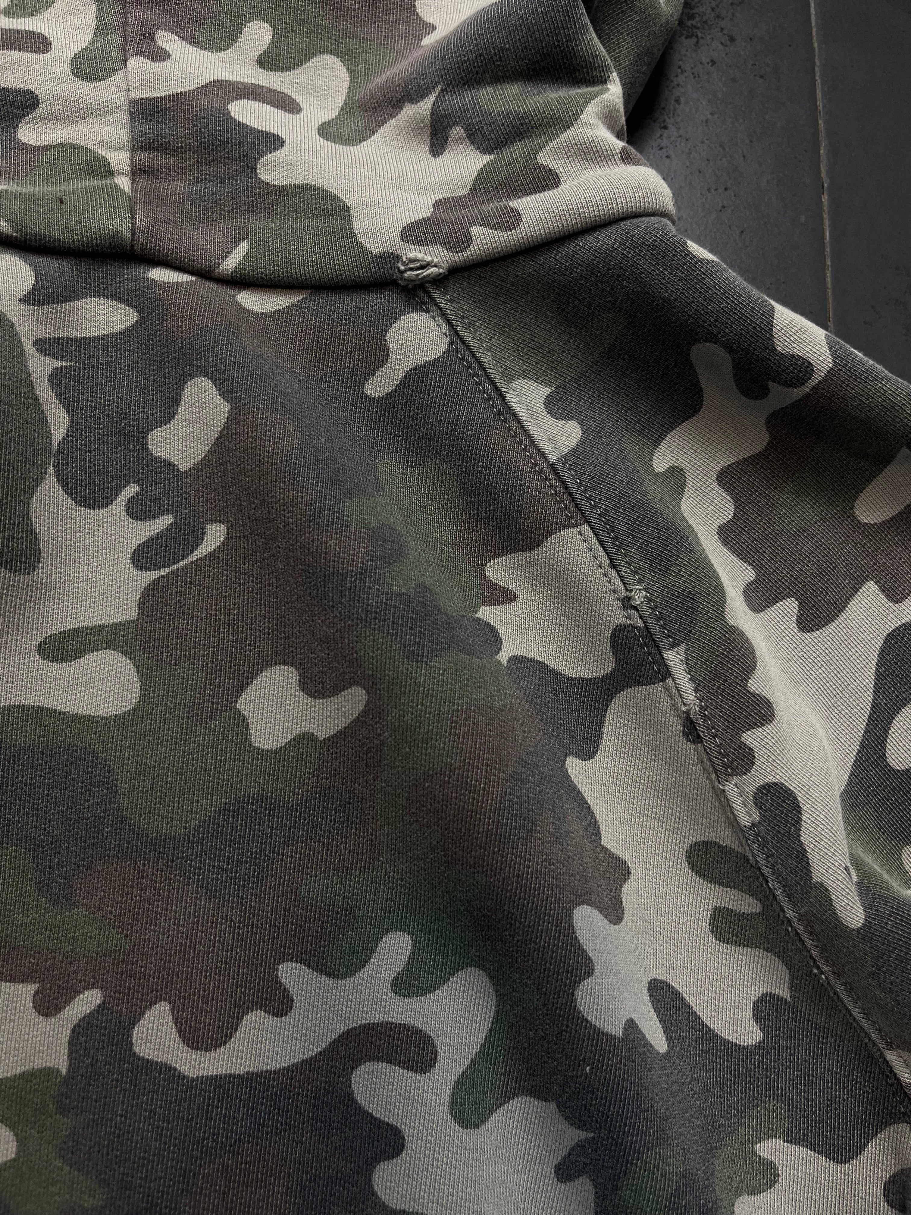 2015 Saint Laurent Paris “Camo” Distressed Hoodie By Hedi Slimane