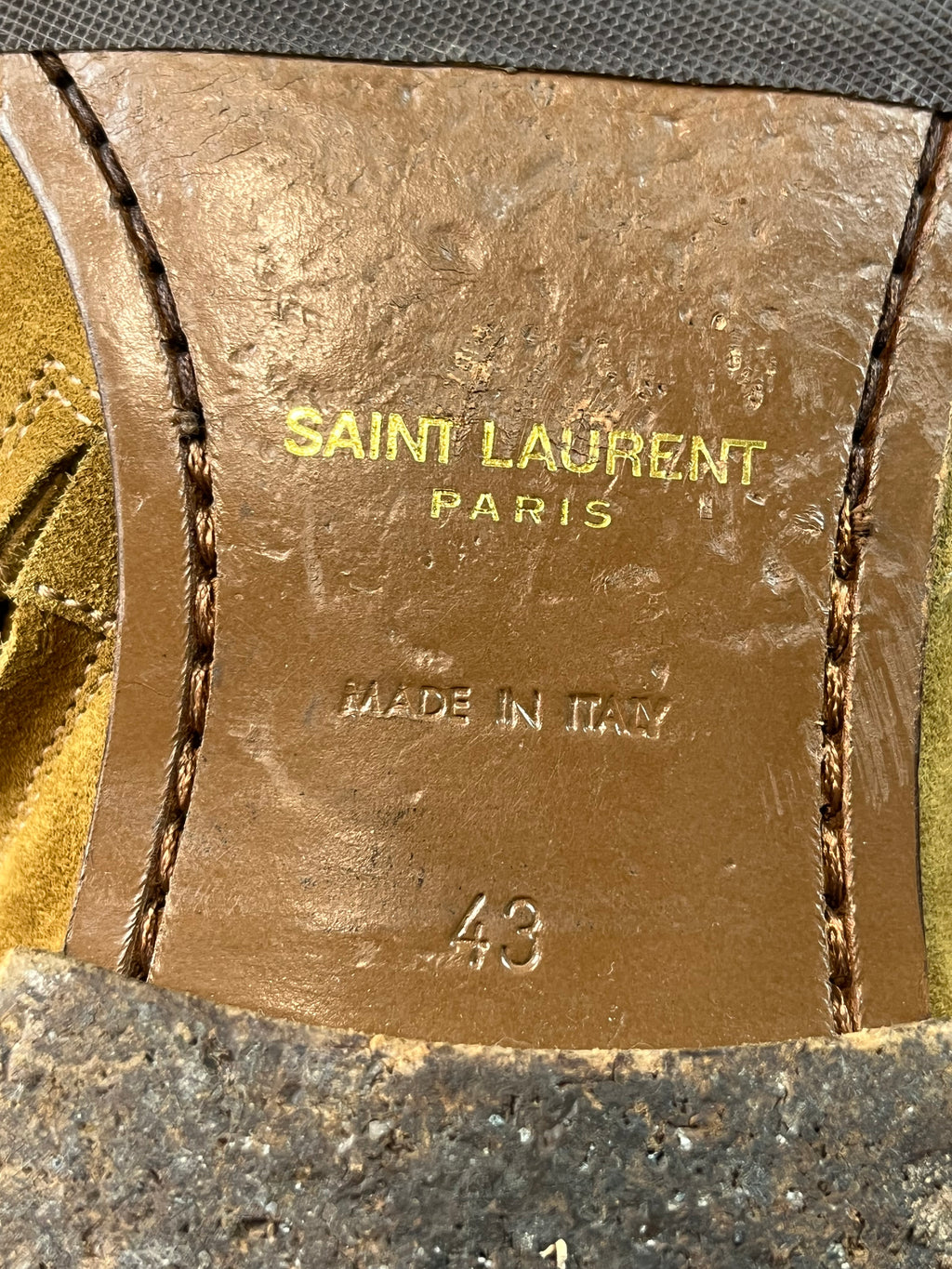 Saint Laurent Fringed Suede Boots By Hedi Slimane