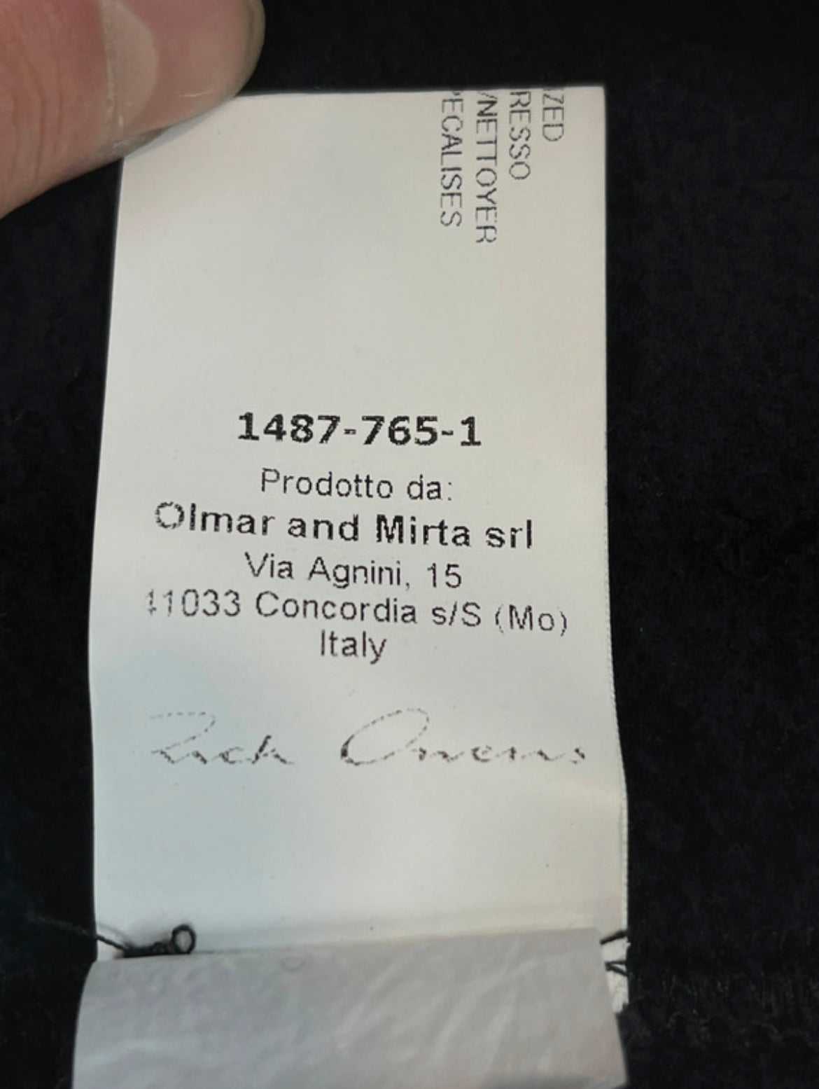 SS14 Rick Owens Vicious “Gimp” Leather Trim Hoodue