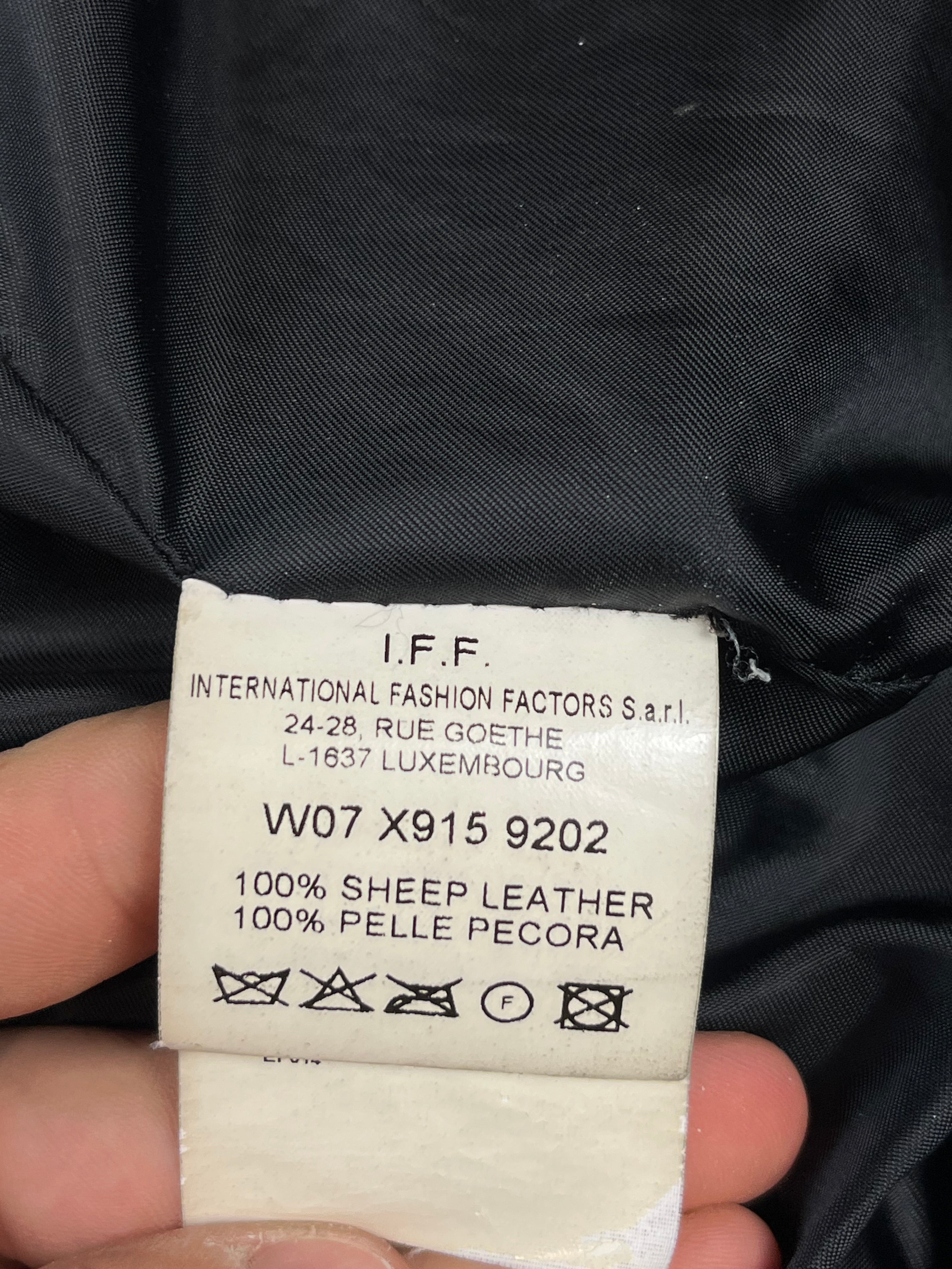 2010s Bikkembergs High Neck Leather Jacket