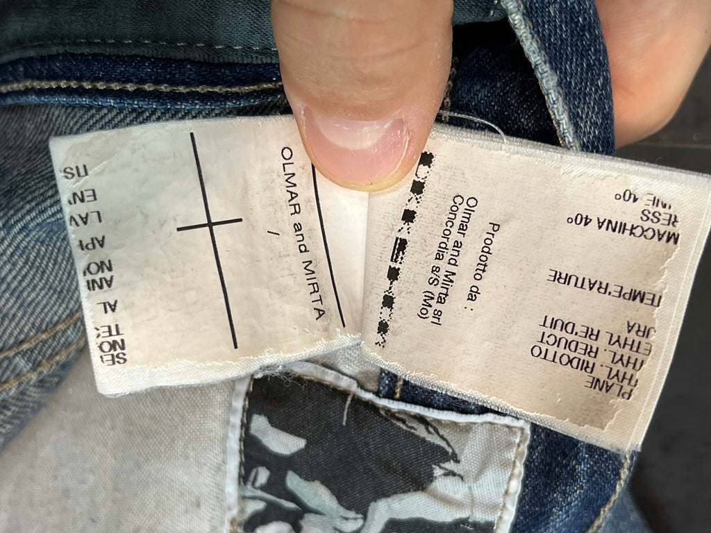 FW08 Rick Owens Drkshdw “Dirty Blue” Detroit Denim