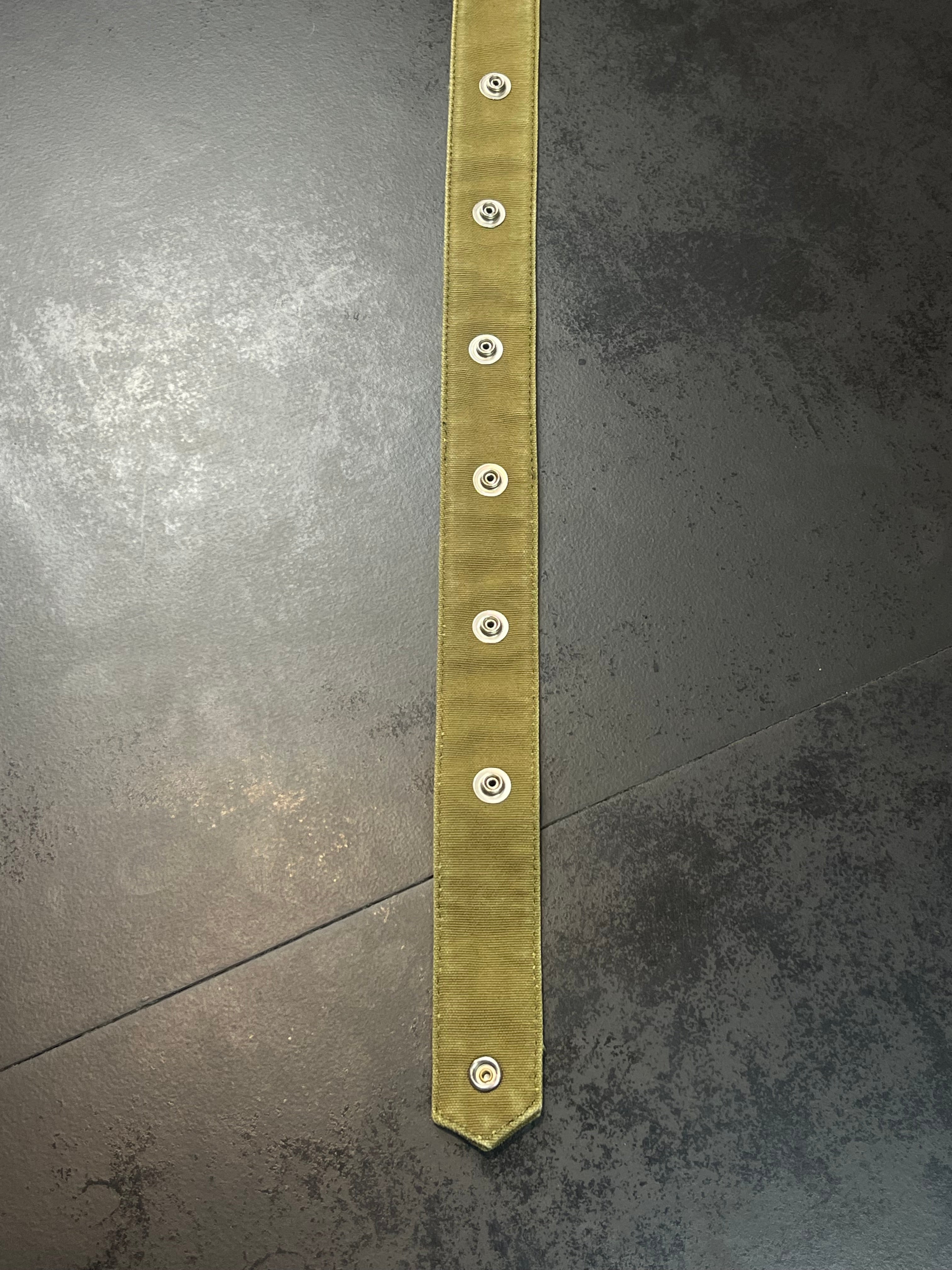 00s Maison Margiela Line 6 Khaki Military Belt