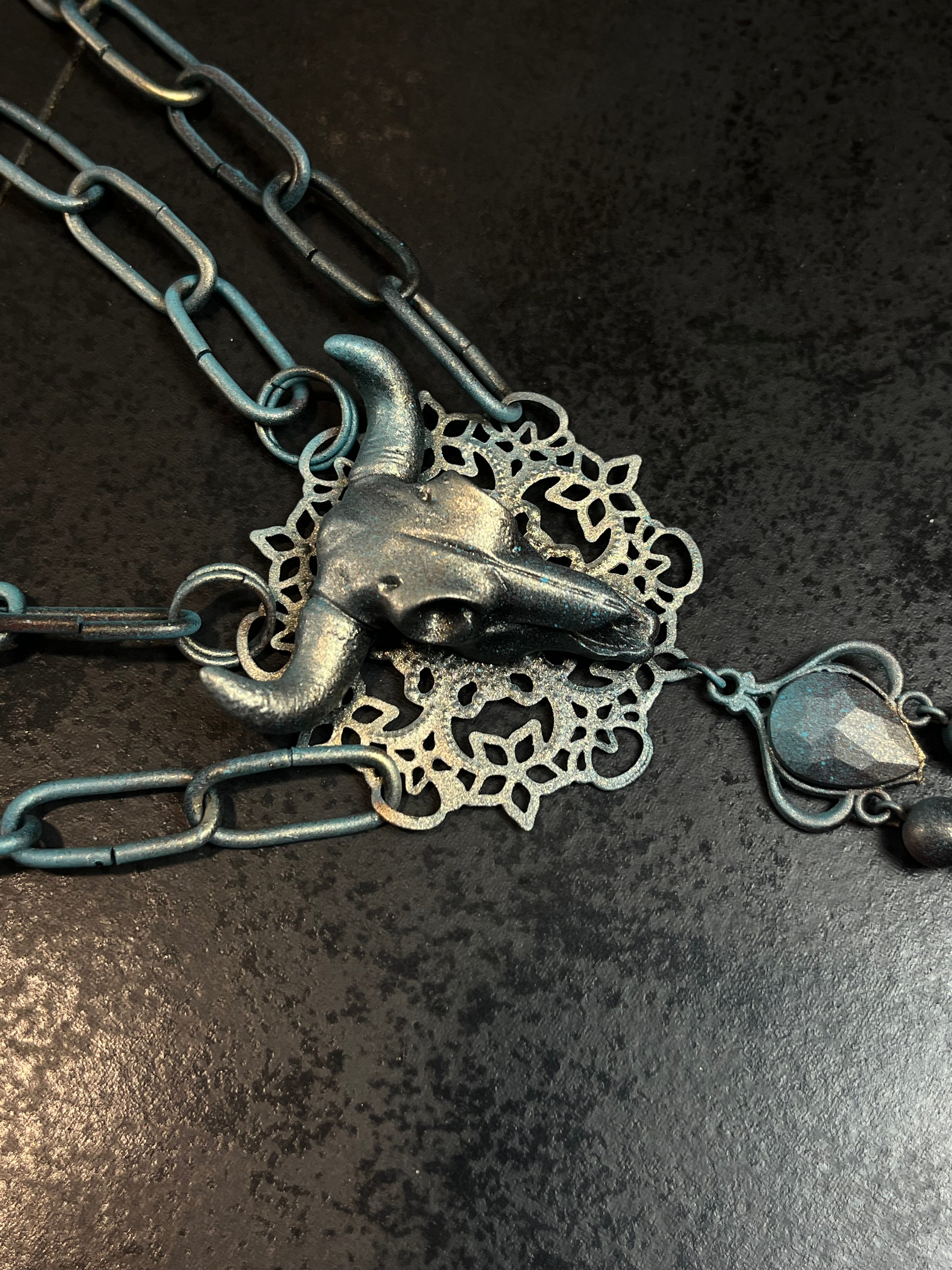 1of1 1994 Jean Pault Gaultier Multichains-Buffalo Rosary