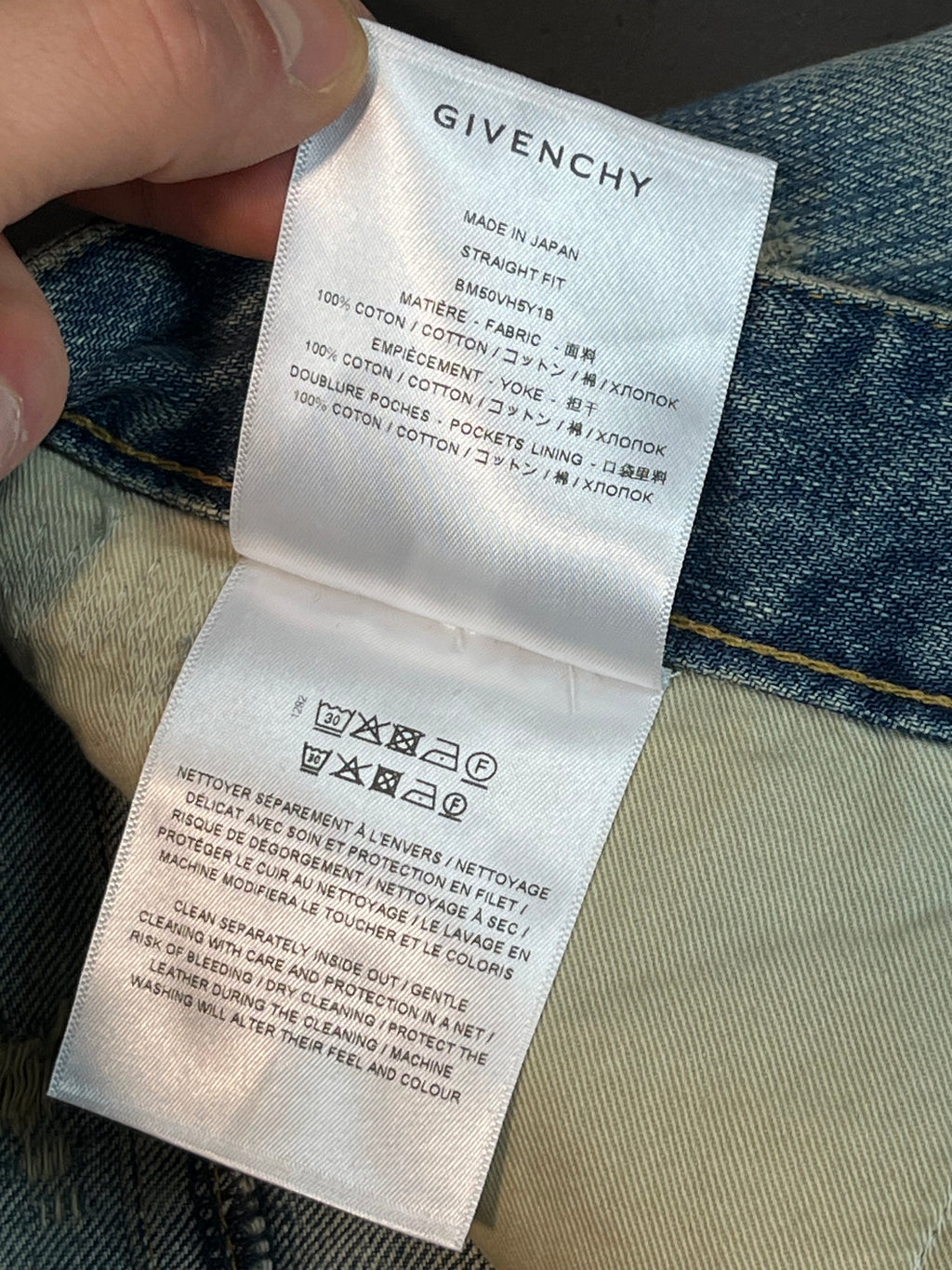 AW22 Givenchy By MMW “Boro” Denim