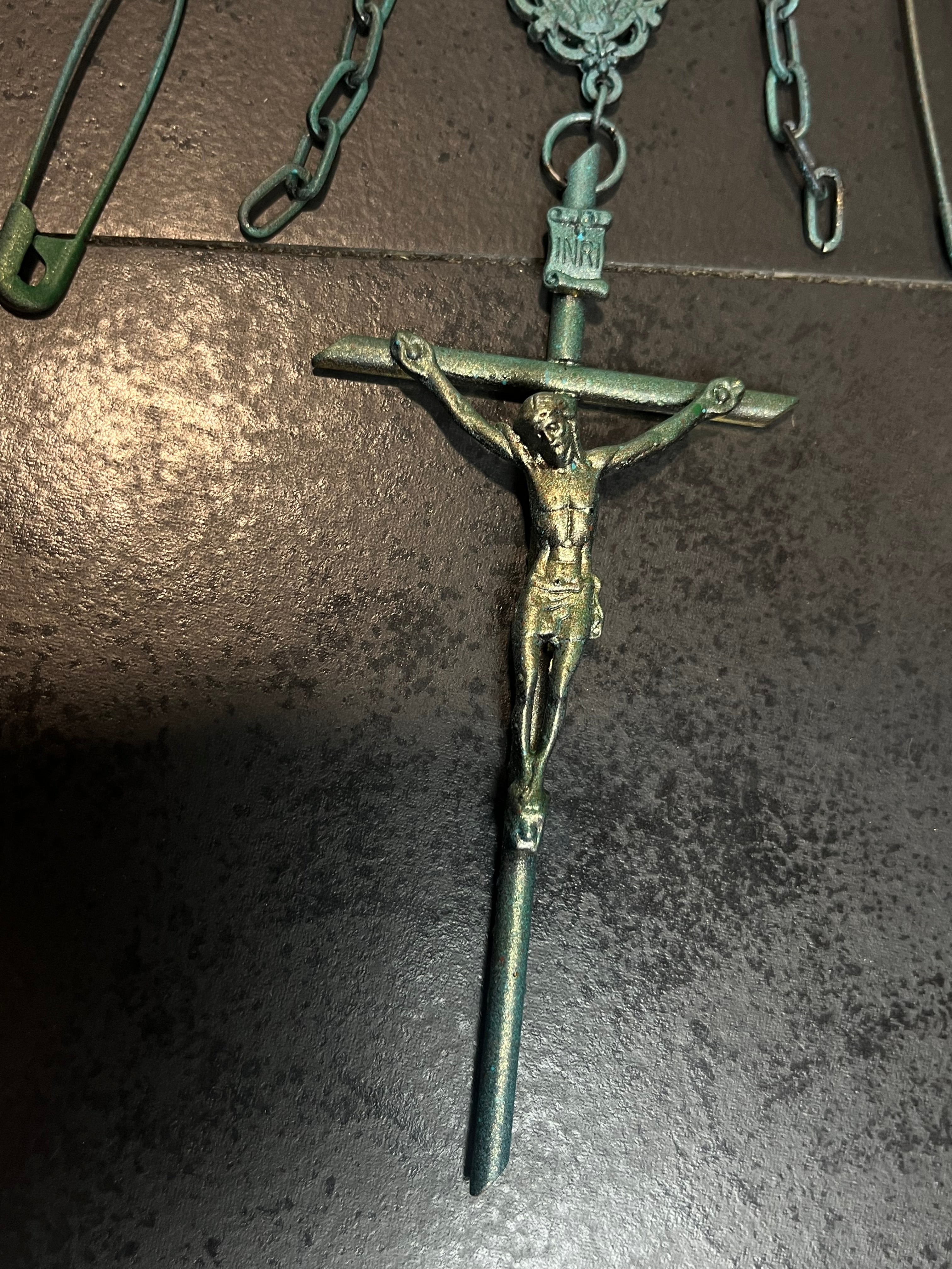 1of1 1994 Jean Pault Gaultier Safety Pins-Lion Rosary