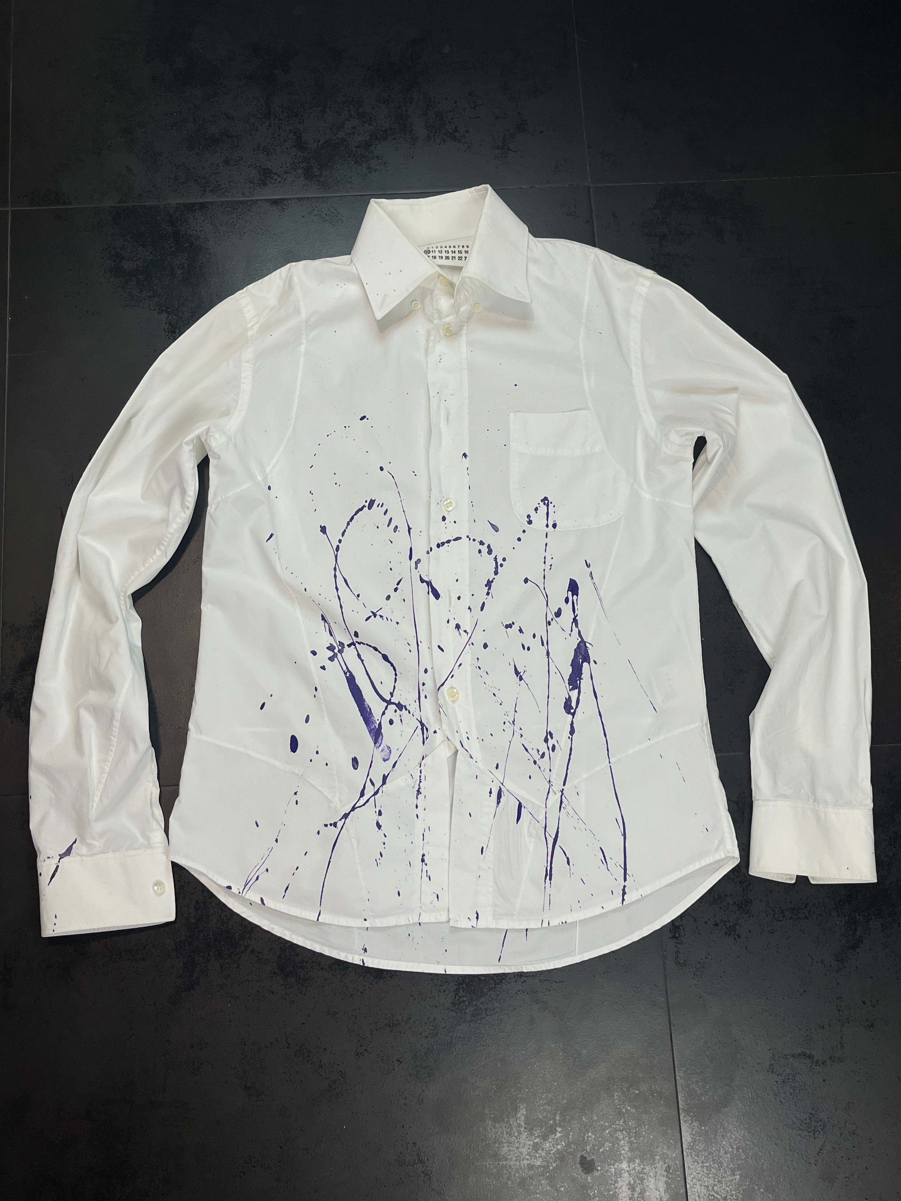 AW06 Maison Martin Margiela Paint Splatter Shirt