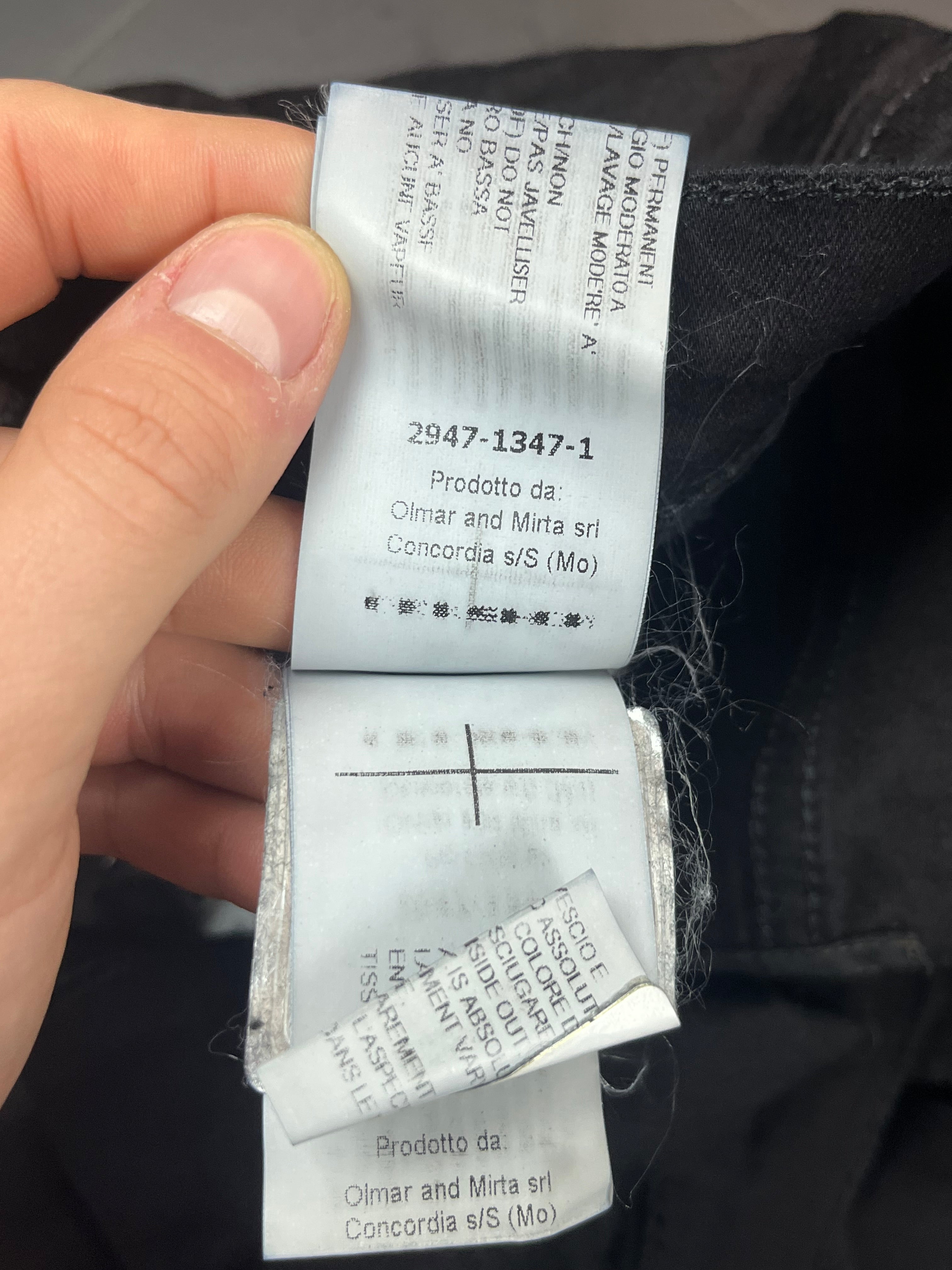 FW14 Rick Owens Drkshdw “Kilted Detroits” Denim