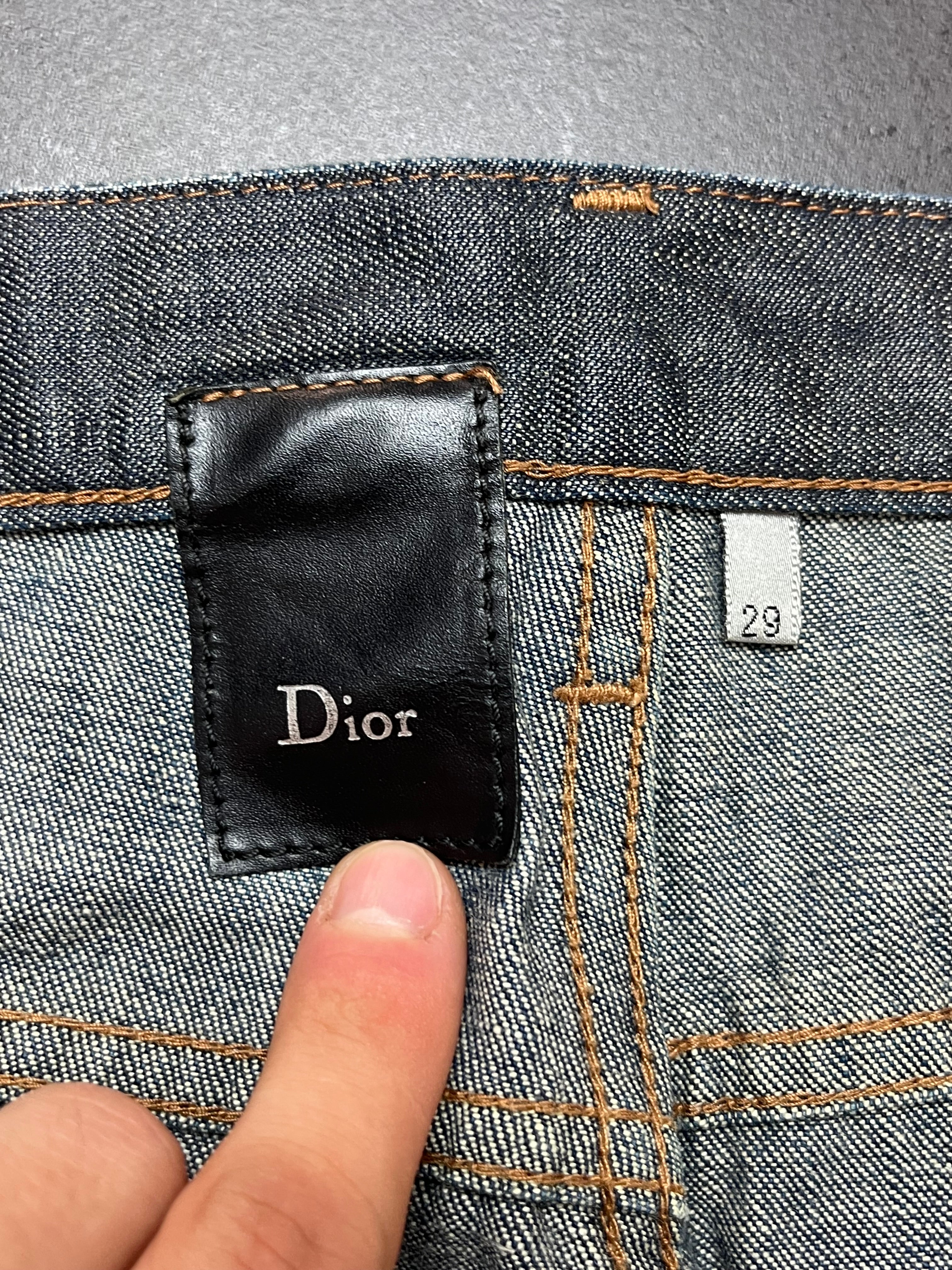 AW06 Dior “Navigate” Waxed Raw Denim By Hedi Slimane