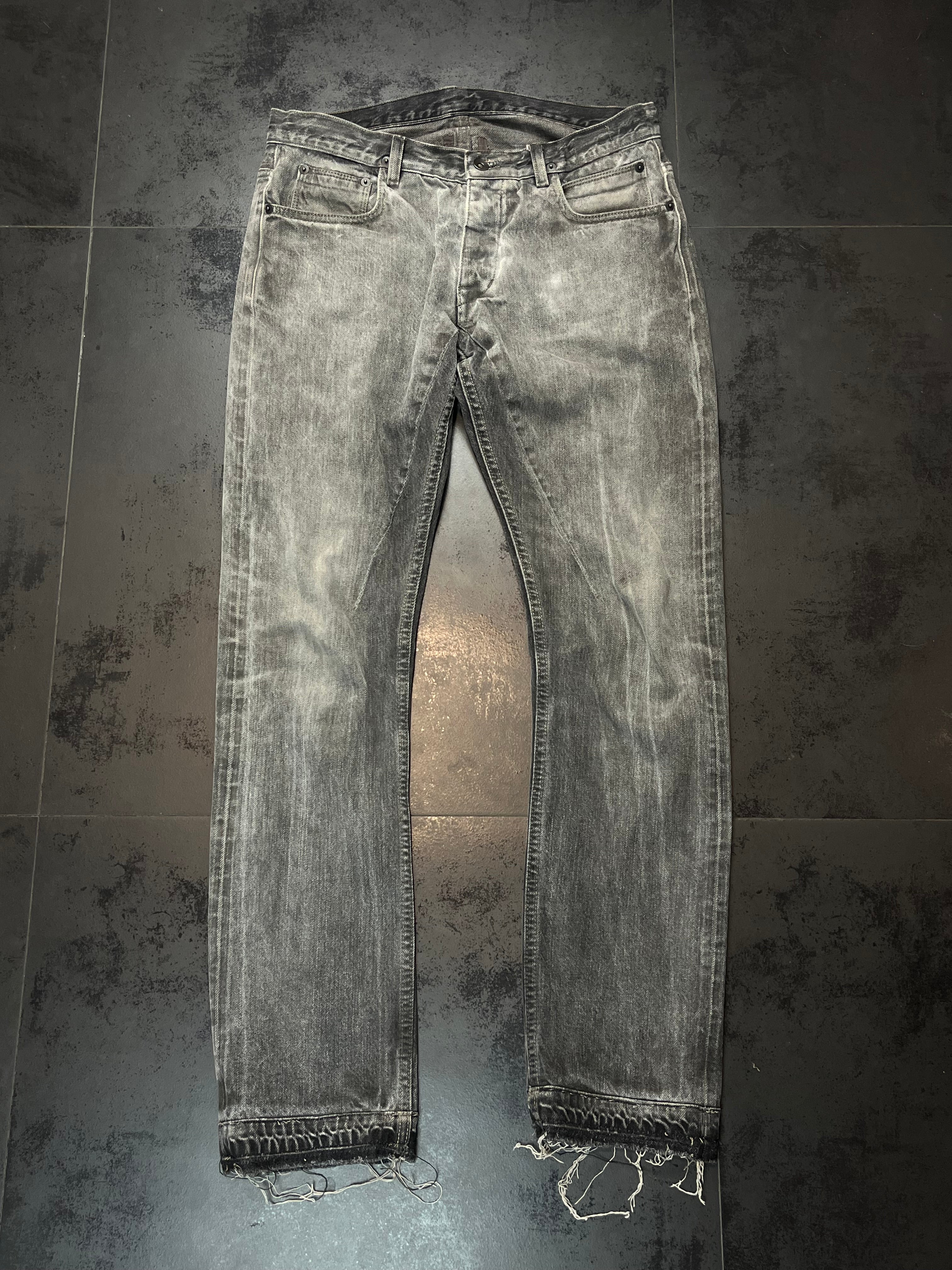 FW15 Rick Owens Drkshdw "Detroit" Overdyed Denim