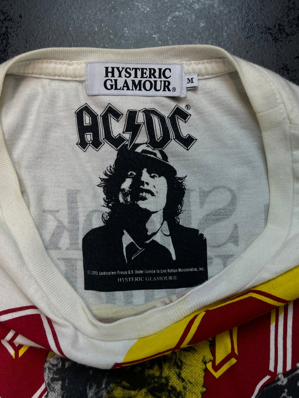 Hysteric Glamour x ACDC Graphic Tee