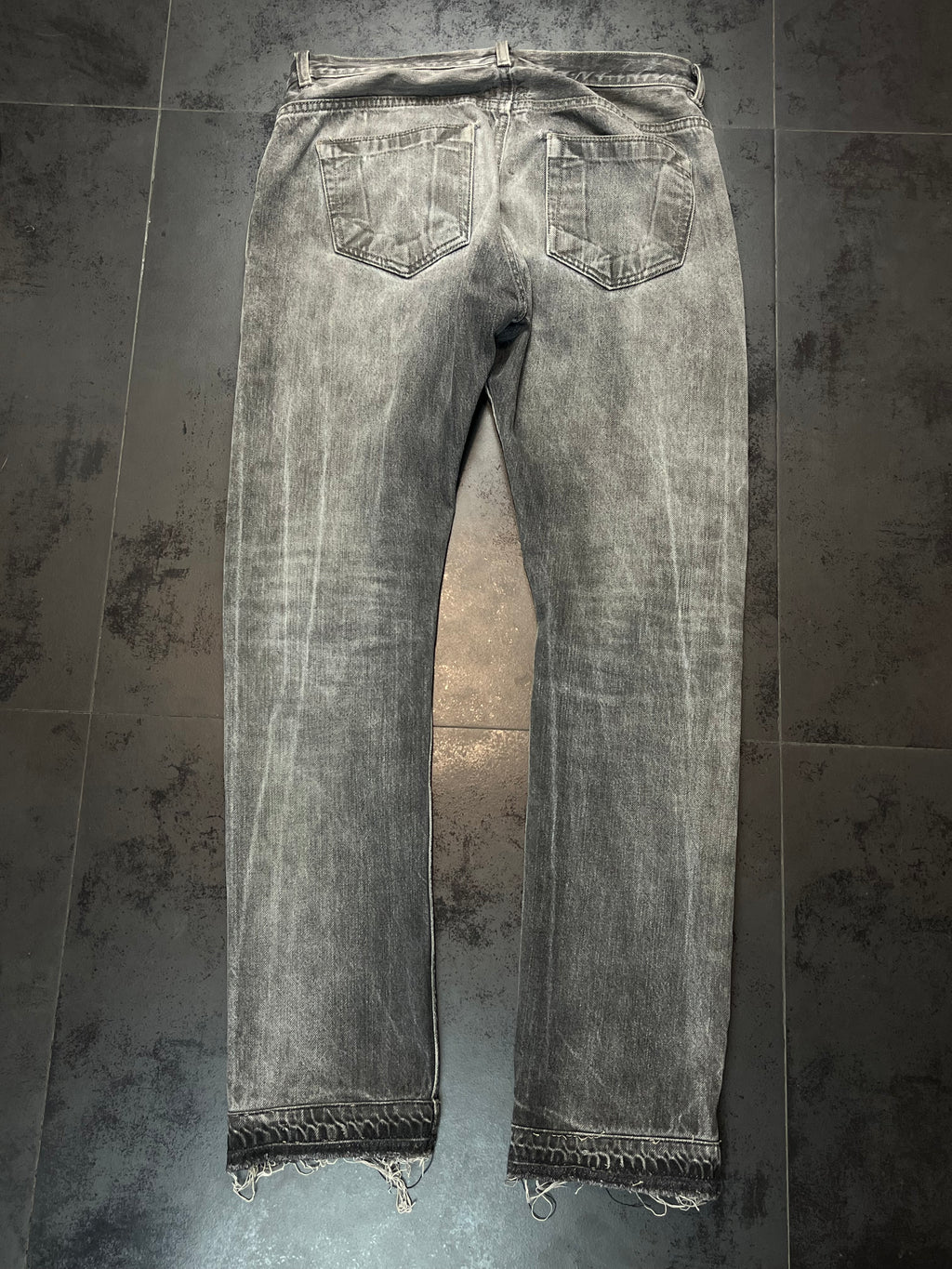 FW15 Rick Owens Drkshdw "Detroit" Overdyed Denim