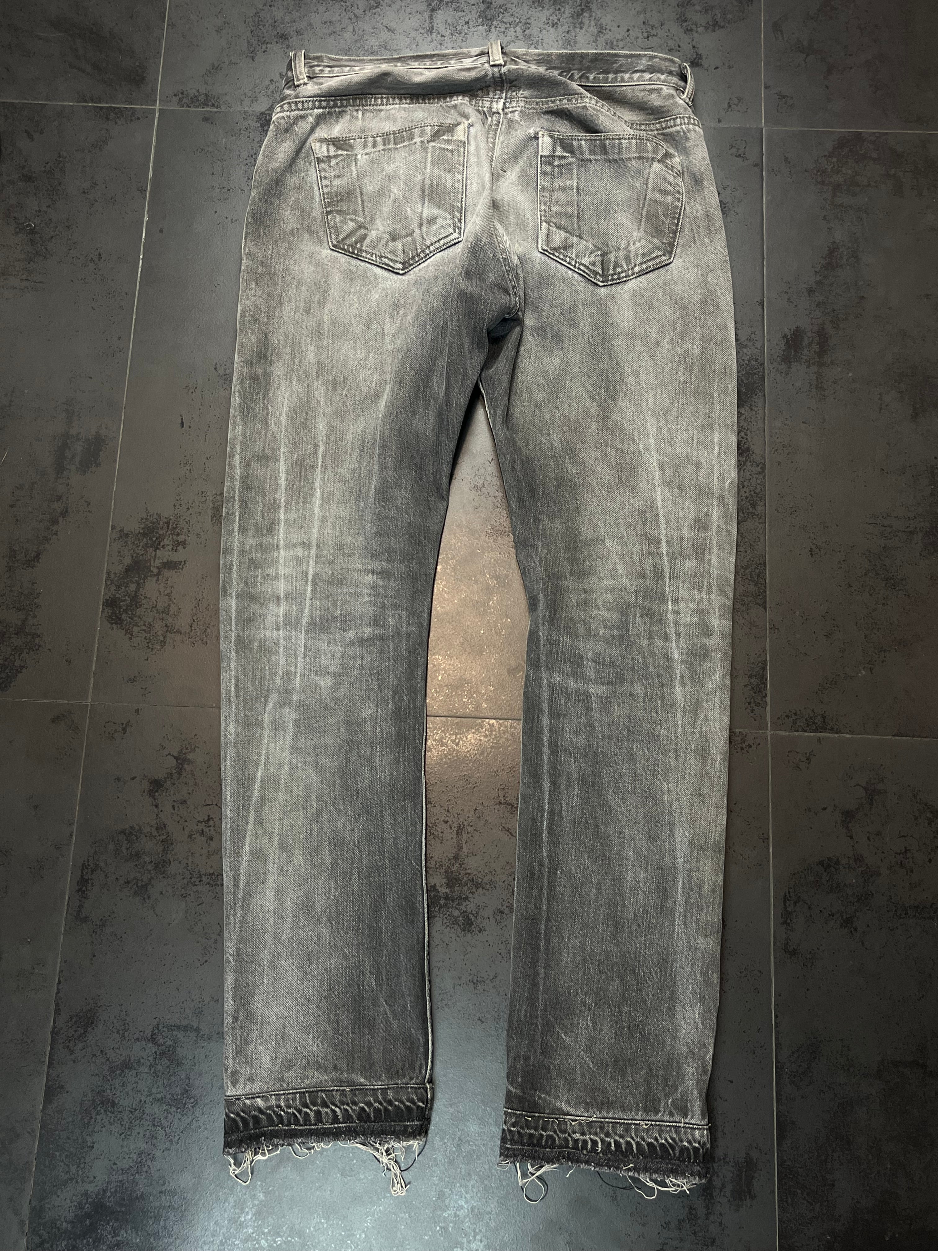 FW15 Rick Owens Drkshdw "Detroit" Overdyed Denim