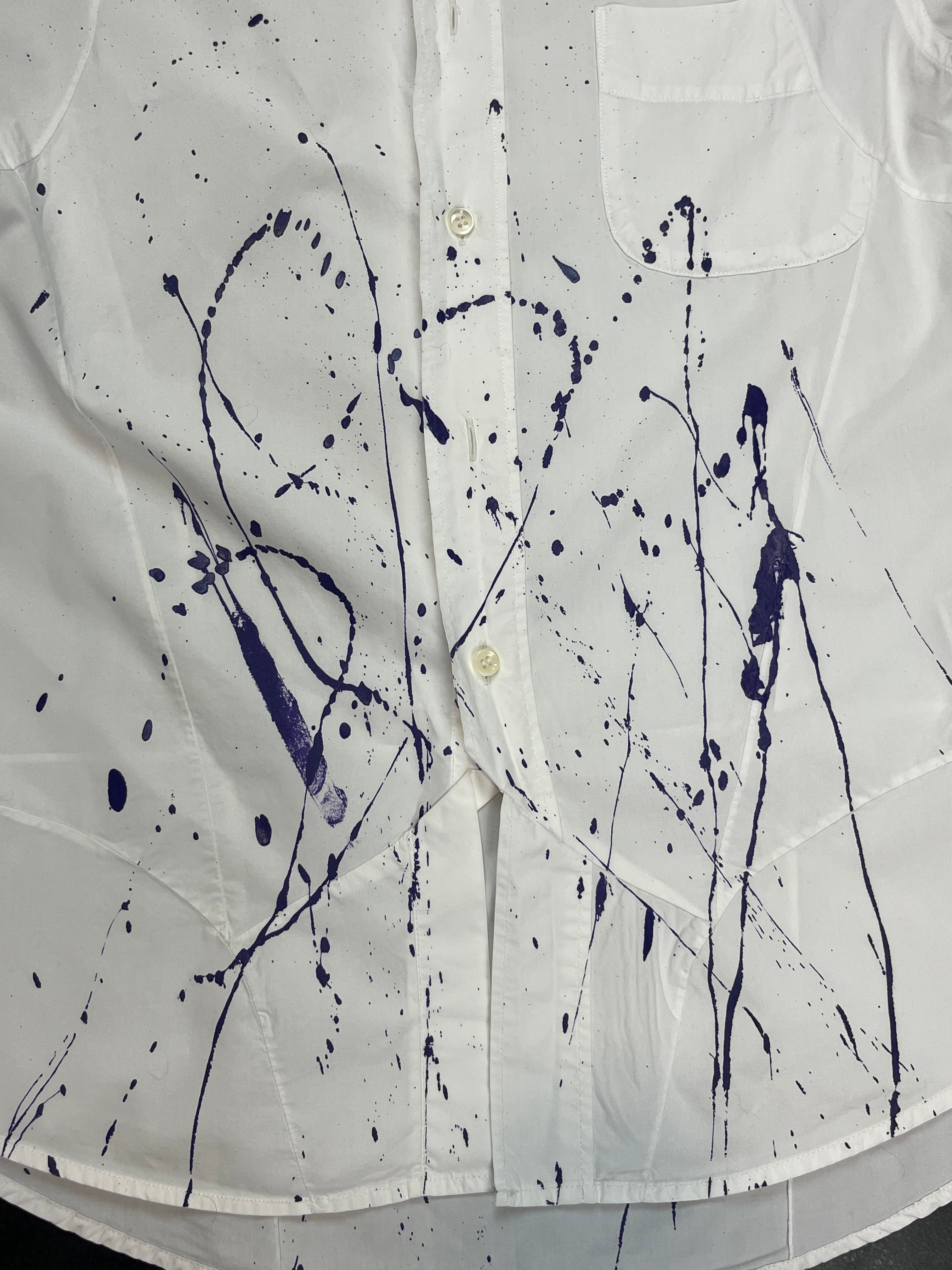 AW06 Maison Martin Margiela Paint Splatter Shirt