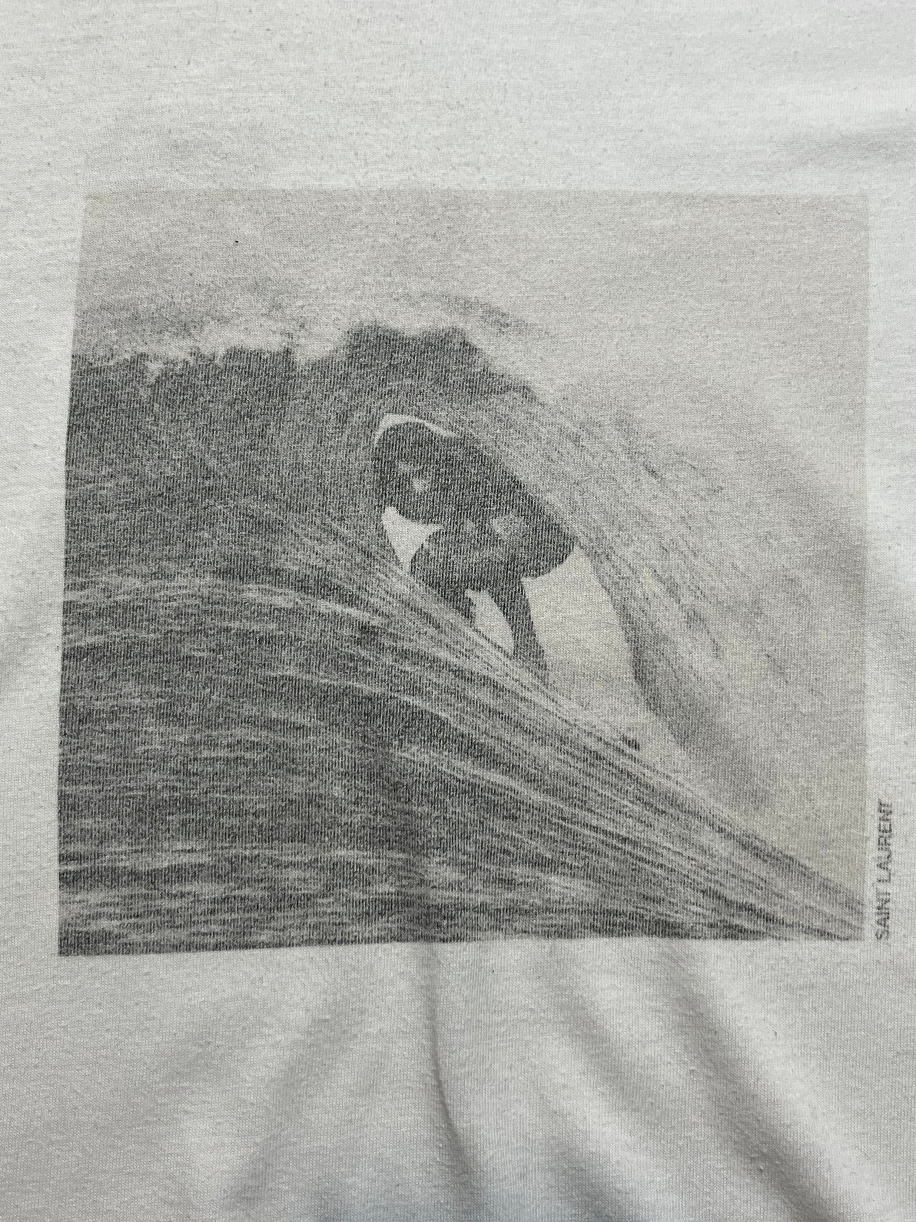 SS20 Saint Laurent Paris Surfer Graphic Tee By Vaccarello