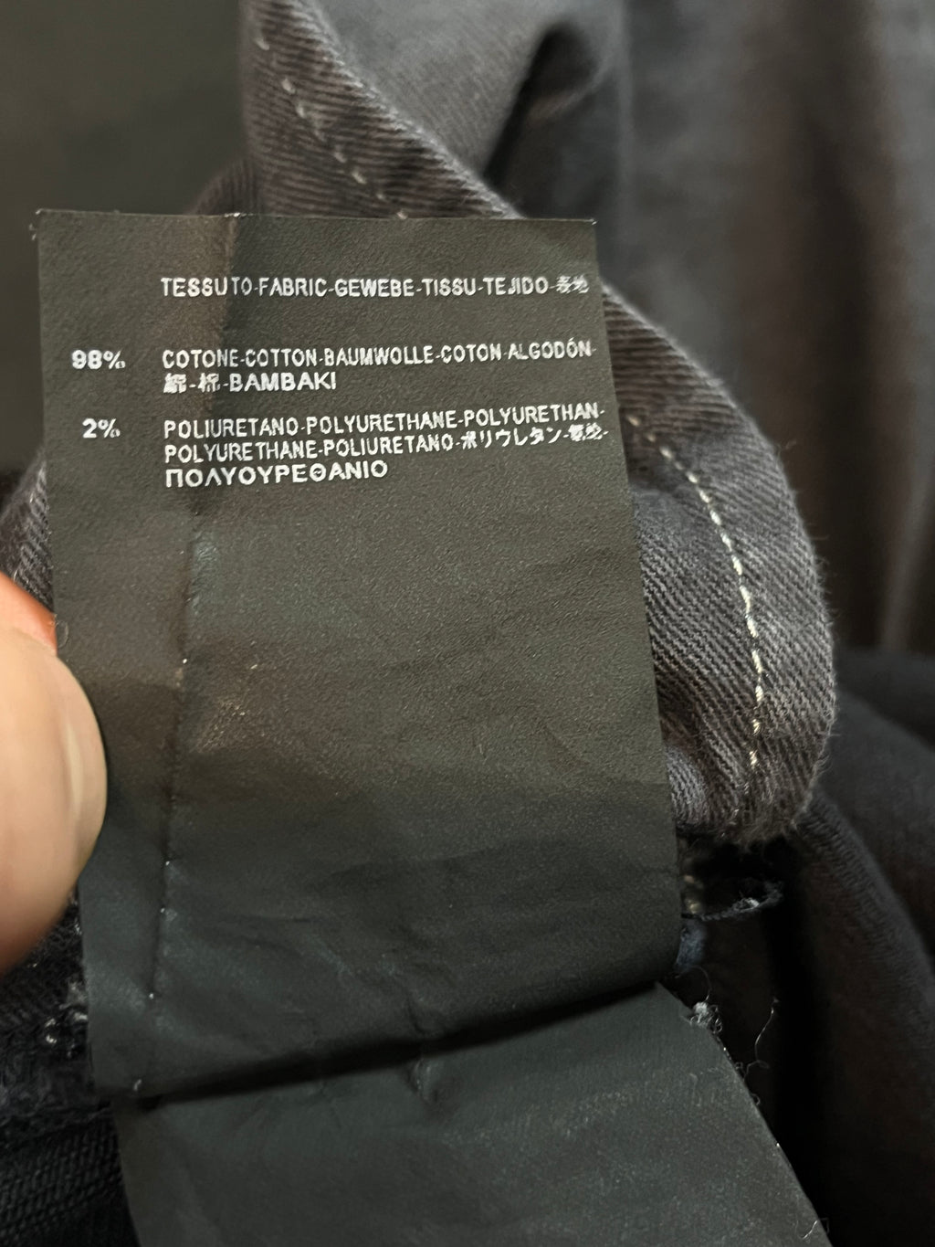 2014 Saint Laurent Paris “Oil Spill” Denim By Hedi Slimane