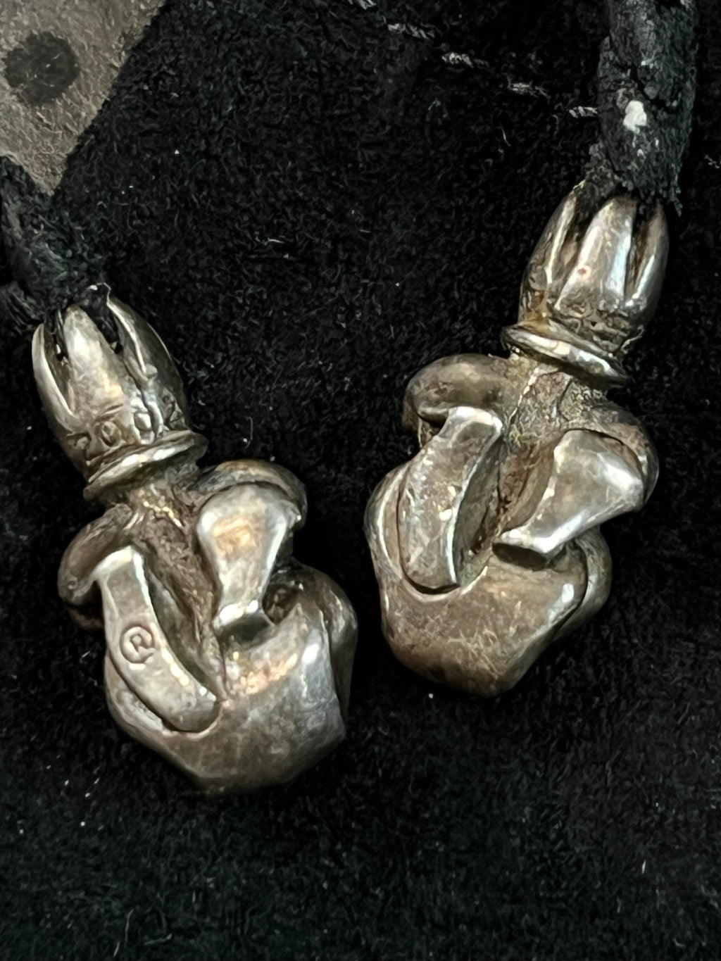 2002 Chrome Hearts Pendant + Leather Braid Necklace