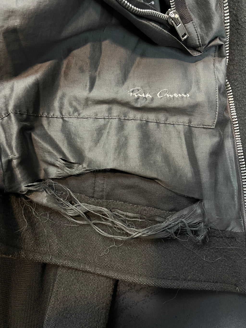 SS08 Rick Owens “Creatch” F1 Pilot Jacket